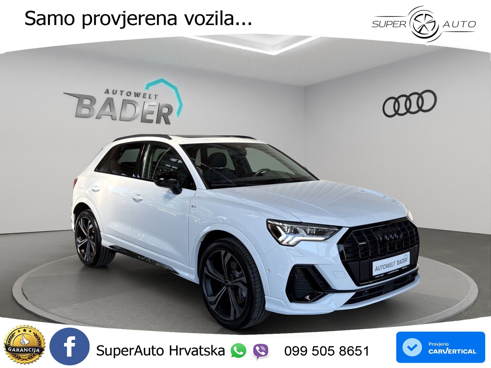 Audi Q3 40 TFSI (190 KS) quattro S tronic S line MATRIX+GR SJED+KAM