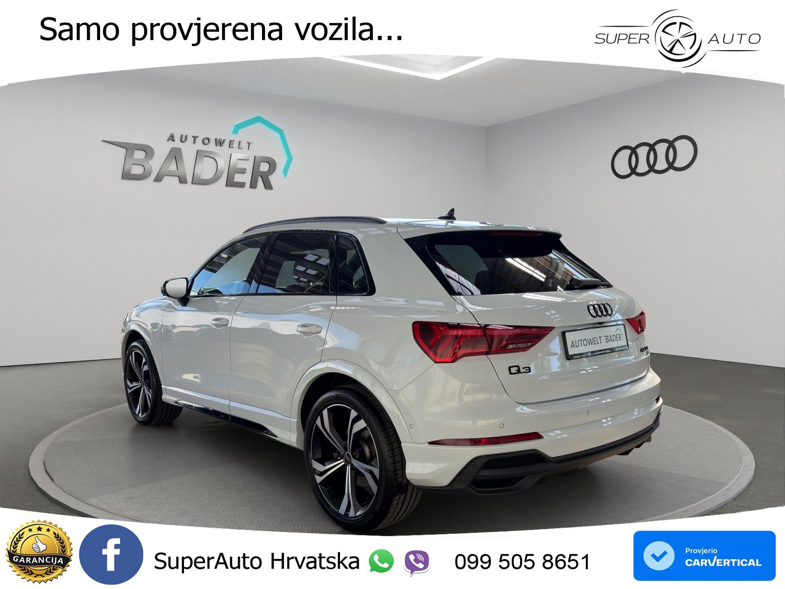 Audi Q3 40 TFSI (190 KS) quattro S tronic S line MATRIX+GR SJED+KAM