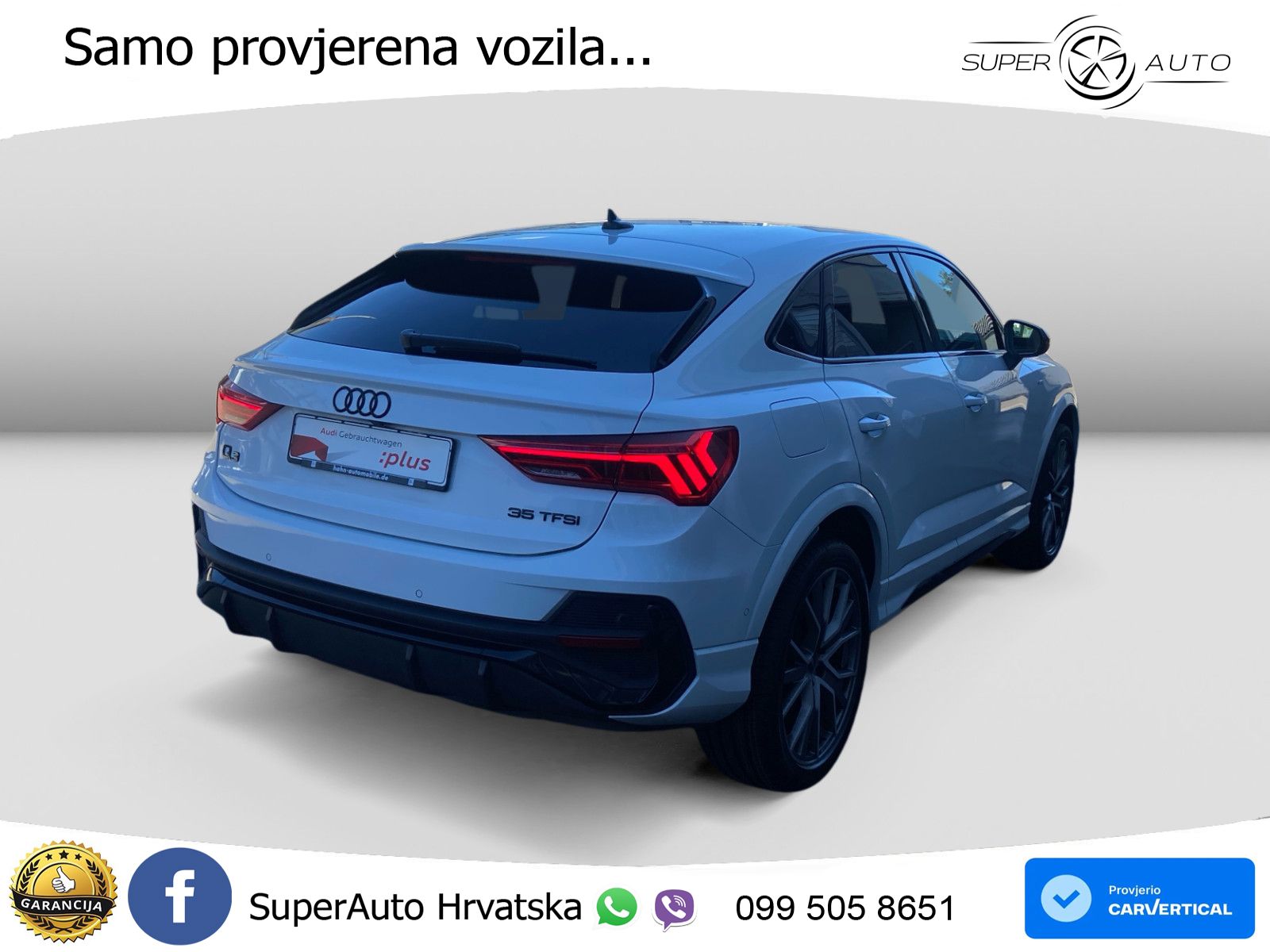 Audi Q3 II Sportback 35 TFSI (150 KS) S tronic S line MATRIX+GR SJED+KAM
