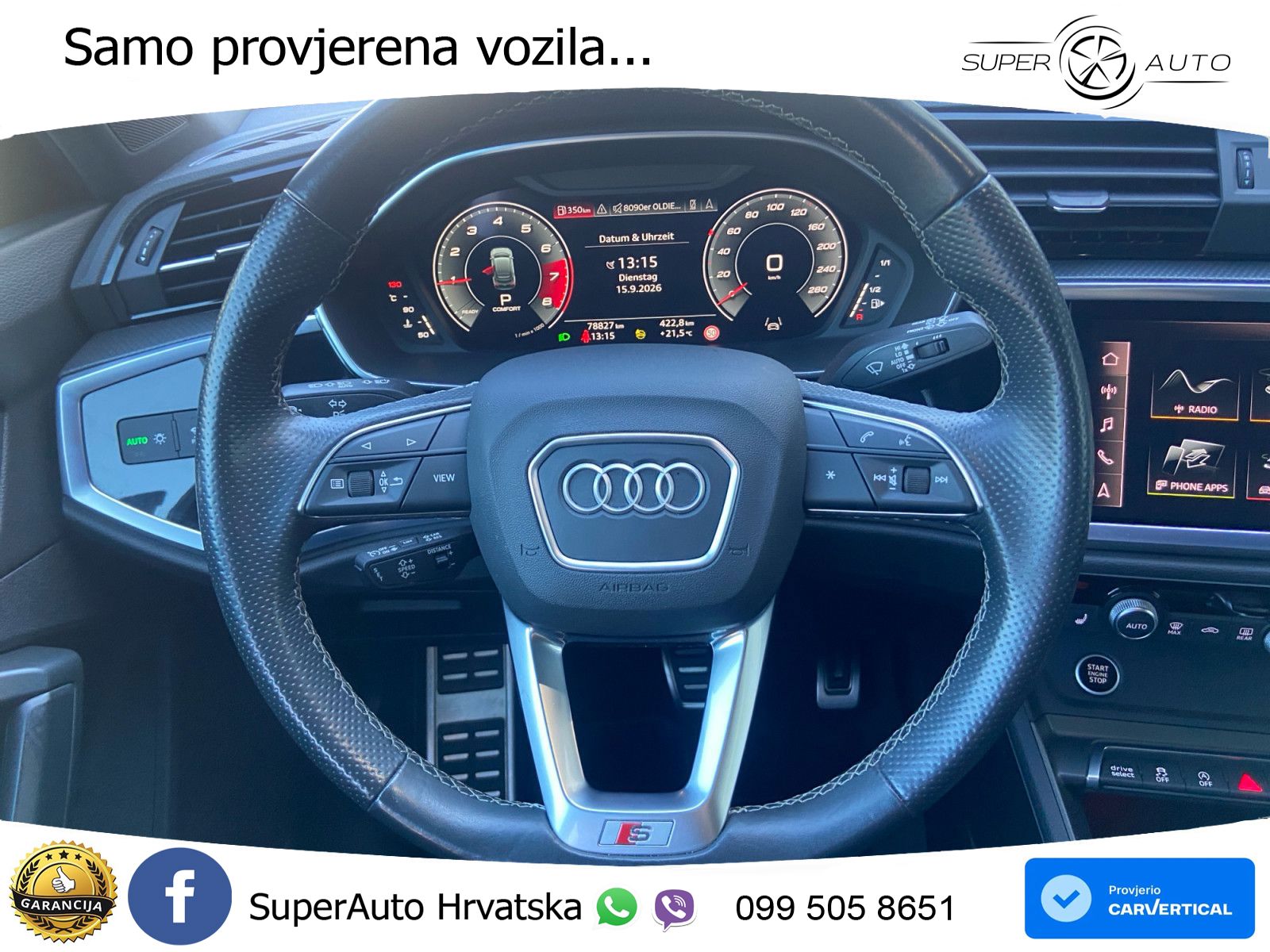 Audi Q3 II Sportback 35 TFSI (150 KS) S tronic S line MATRIX+GR SJED+KAM