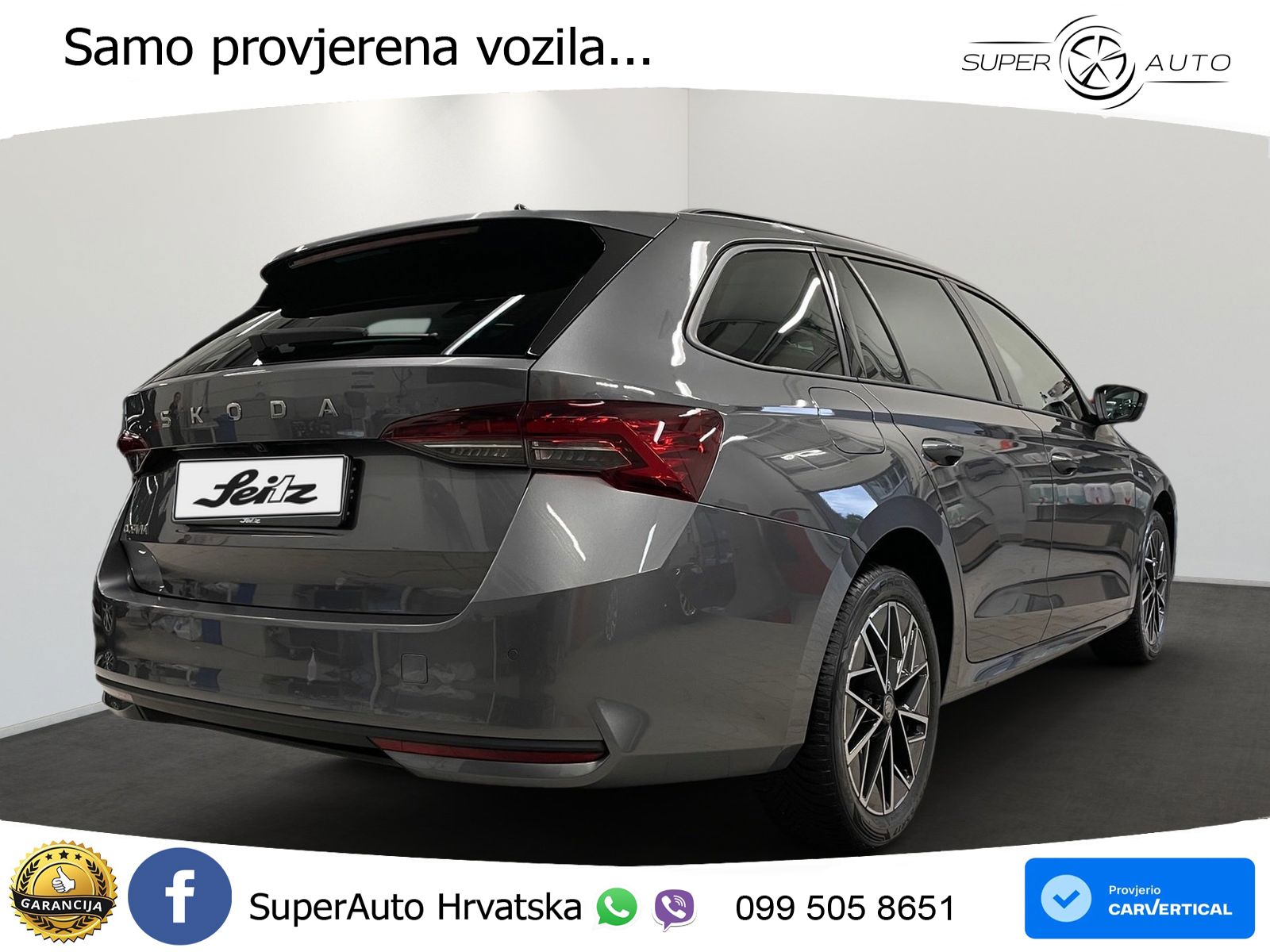 Škoda Octavia Combi 2.0 TDI (150 KS) DSG MATRIX+GR SJED+KAM