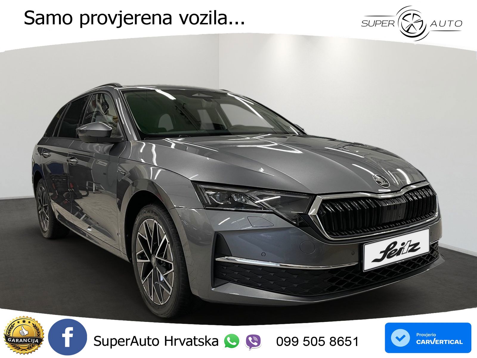 Škoda Octavia Combi 2.0 TDI (150 KS) DSG MATRIX+GR SJED+KAM