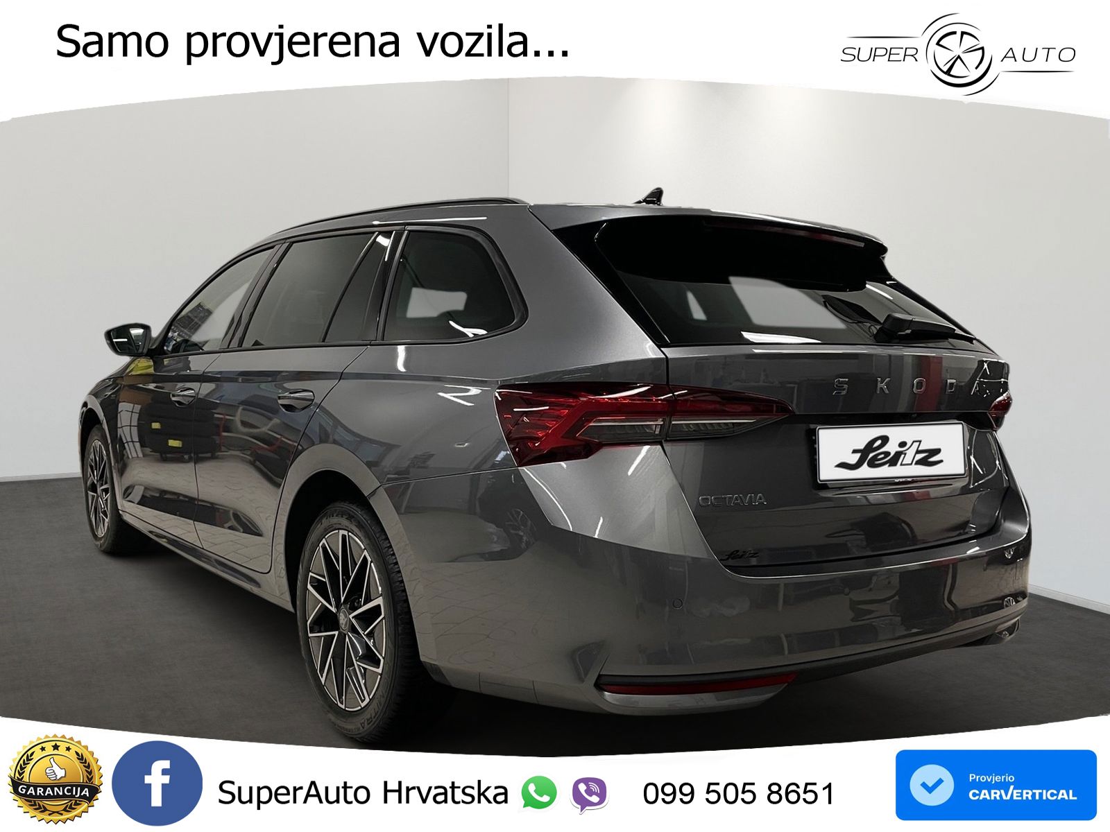 Škoda Octavia Combi 2.0 TDI (150 KS) DSG MATRIX+GR SJED+KAM