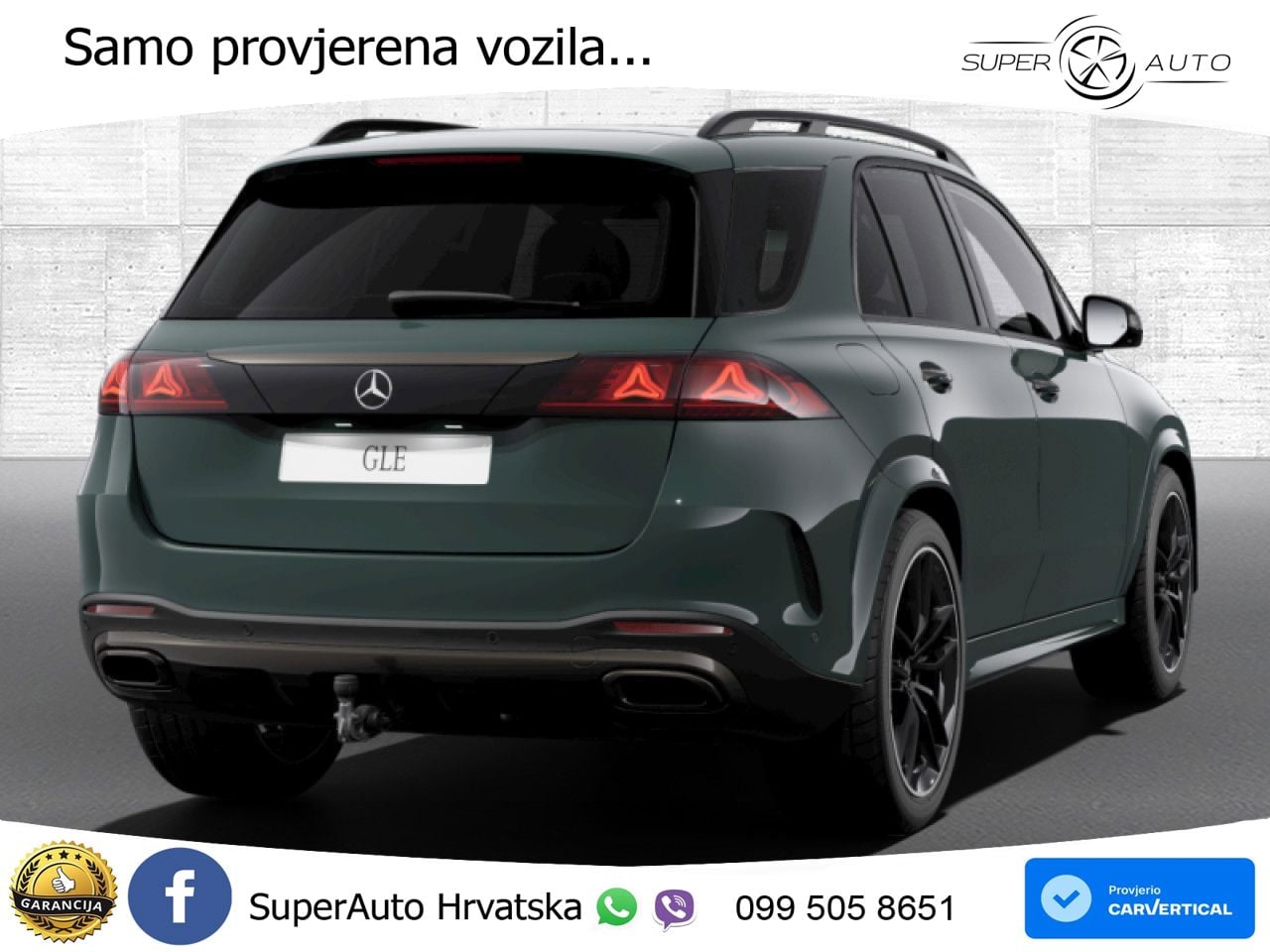 Mercedes GLE 450d (367 KS) EQ Boost 4MATIC 9G-TRONIC Night paket ACC+HEAD+4xGR SJED+360+PANO