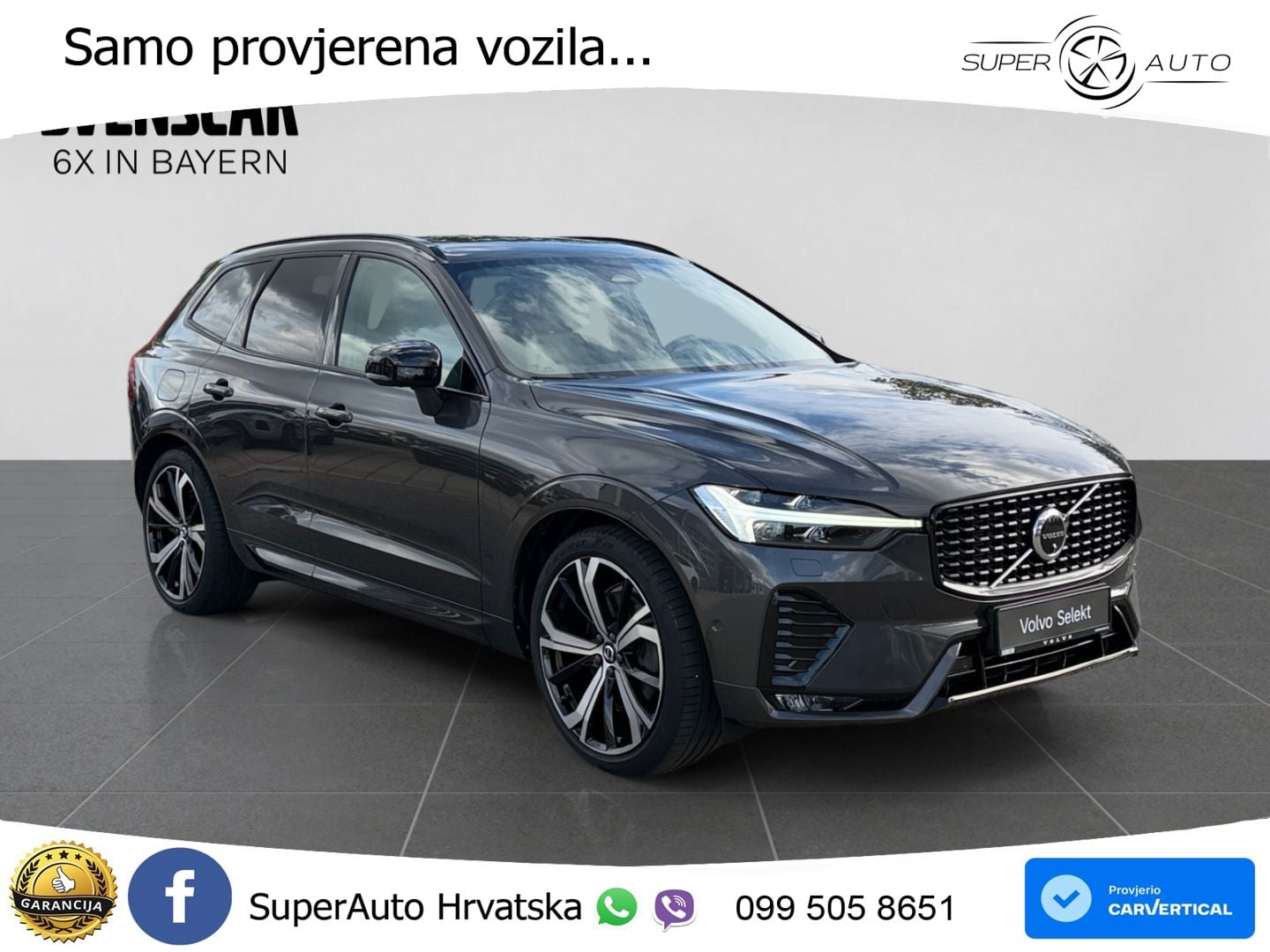 Volvo XC60 B5 Diesel AWD Geartronic ZRAČNI+ACC+GR SJED+KAM+PANO