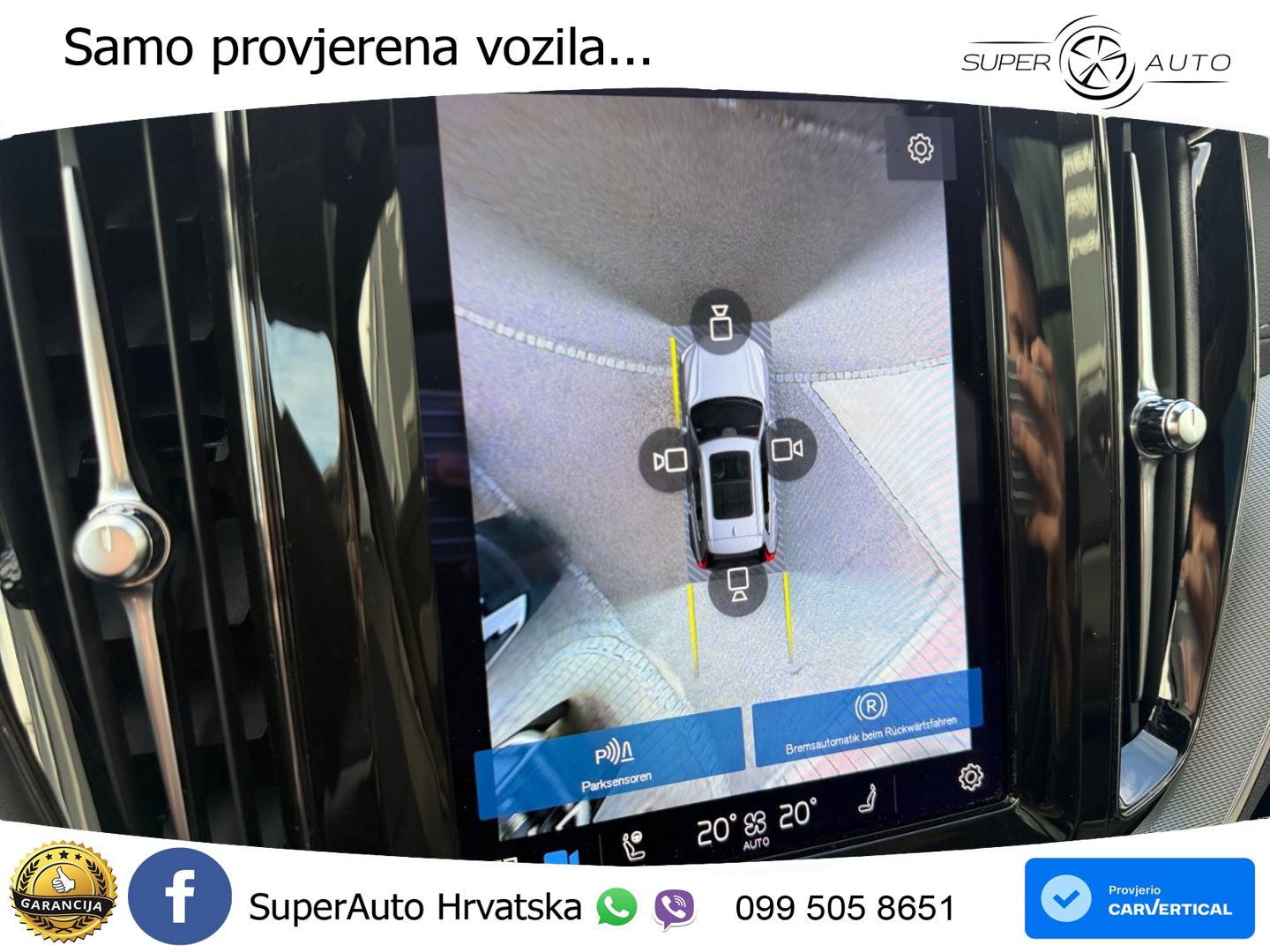 Volvo XC60 B5 Diesel AWD Geartronic ZRAČNI+ACC+GR SJED+KAM+PANO