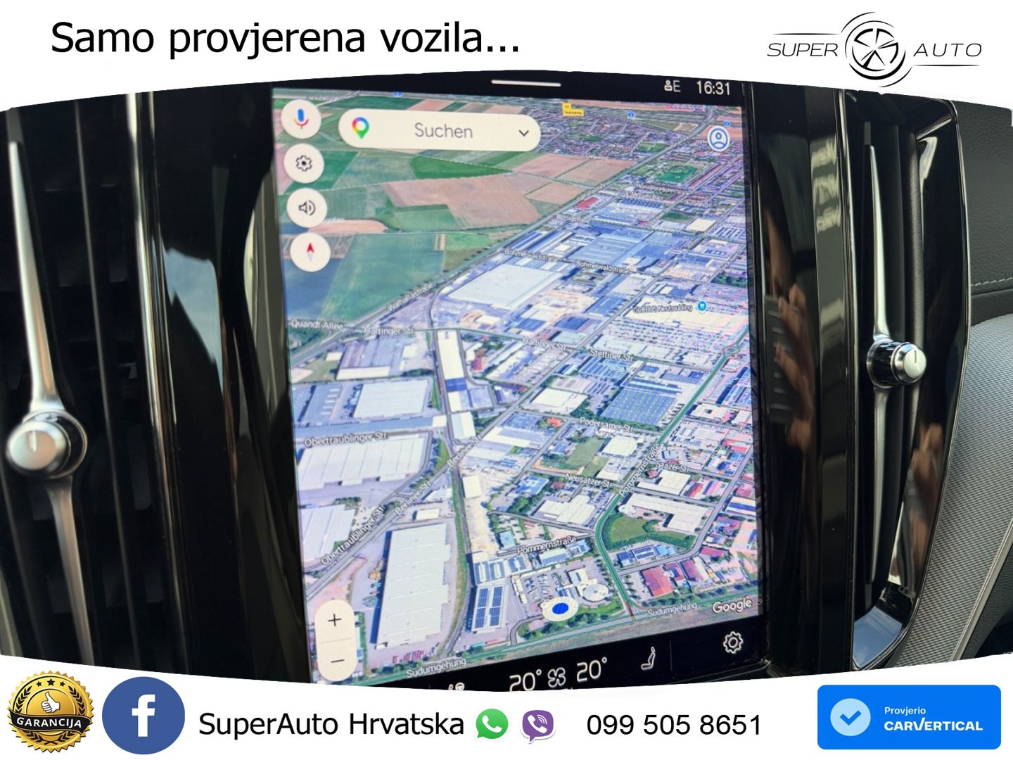 Volvo XC60 B5 Diesel AWD Geartronic ZRAČNI+ACC+GR SJED+KAM+PANO