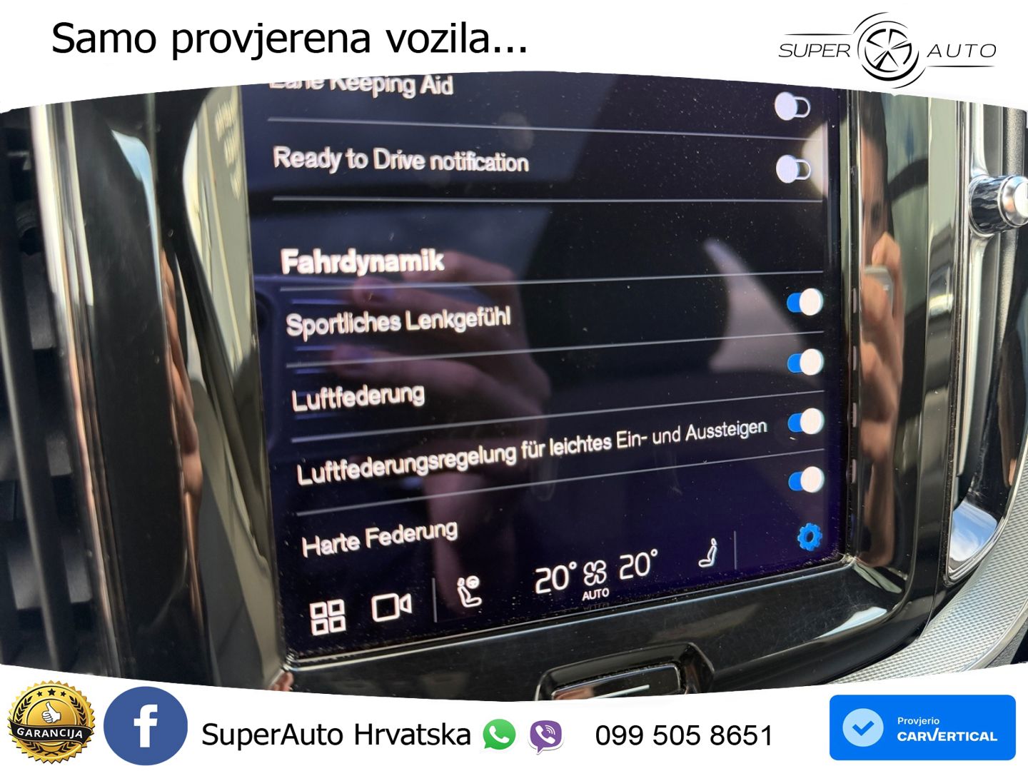 Volvo XC60 B5 Diesel AWD Geartronic ZRAČNI+ACC+GR SJED+KAM+PANO