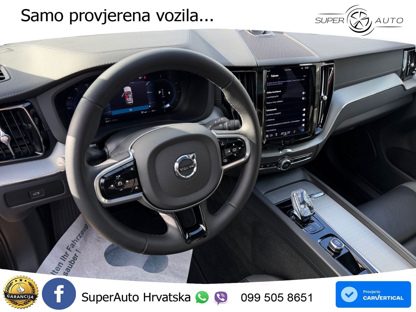Volvo XC60 B5 Diesel AWD Geartronic ZRAČNI+ACC+GR SJED+KAM+PANO