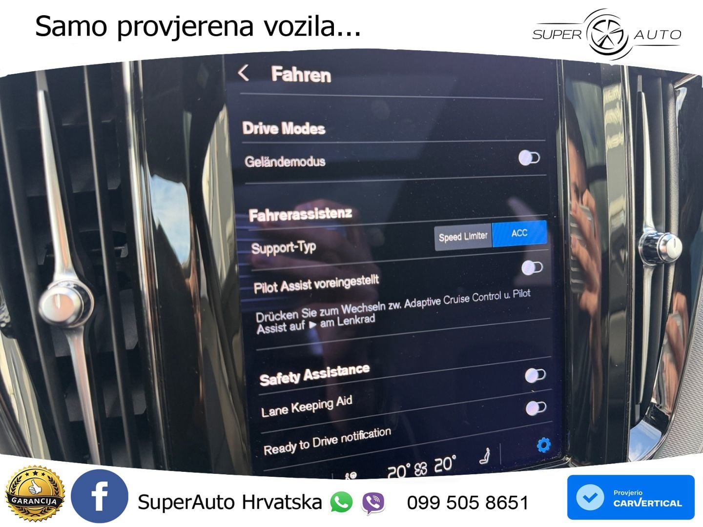 Volvo XC60 B5 Diesel AWD Geartronic ZRAČNI+ACC+GR SJED+KAM+PANO