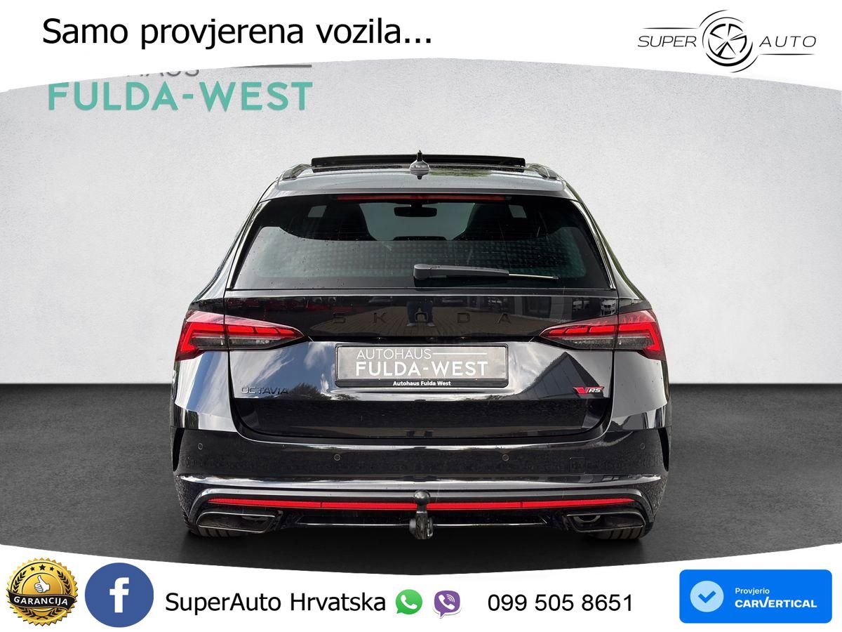 Škoda Octavia Combi RS 2.0 TSI (265 KS) DSG MATRIX+GR SJED+KAM