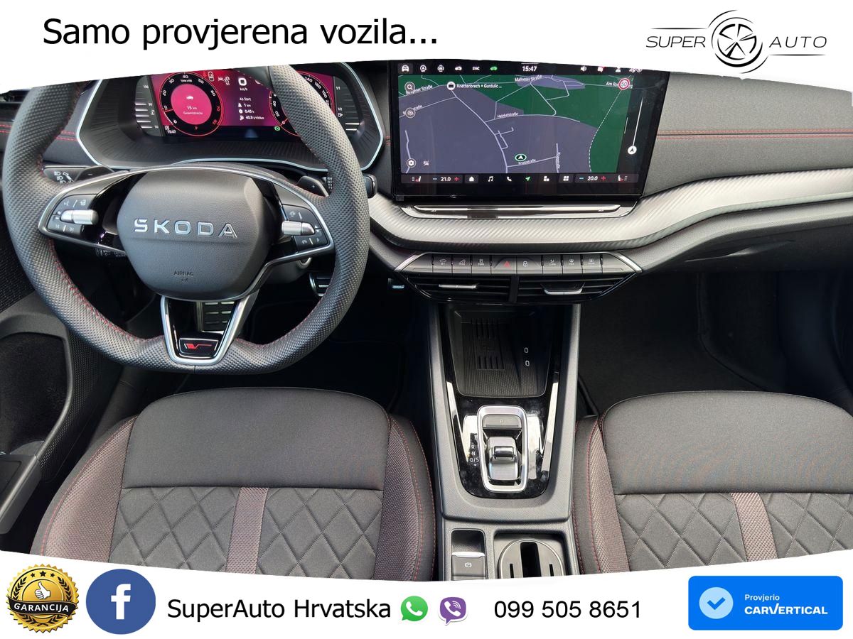 Škoda Octavia Combi RS 2.0 TSI (265 KS) DSG MATRIX+GR SJED+KAM