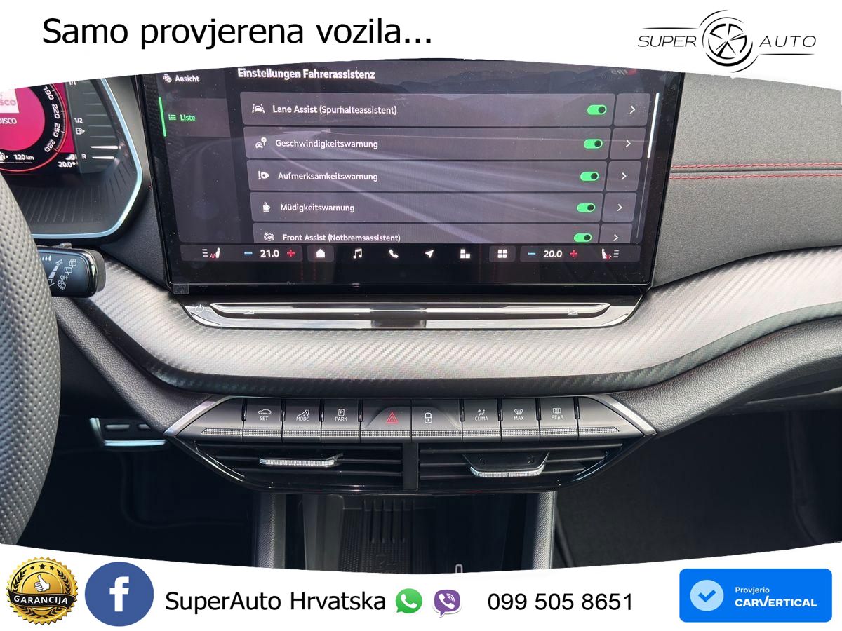 Škoda Octavia Combi RS 2.0 TSI (265 KS) DSG MATRIX+GR SJED+KAM