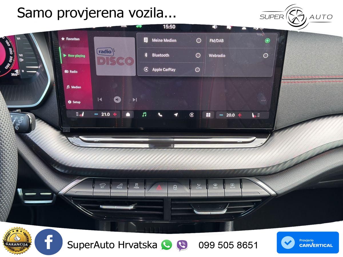 Škoda Octavia Combi RS 2.0 TSI (265 KS) DSG MATRIX+GR SJED+KAM