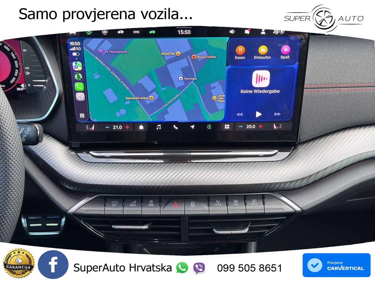 Škoda Octavia Combi RS 2.0 TSI (265 KS) DSG MATRIX+GR SJED+KAM