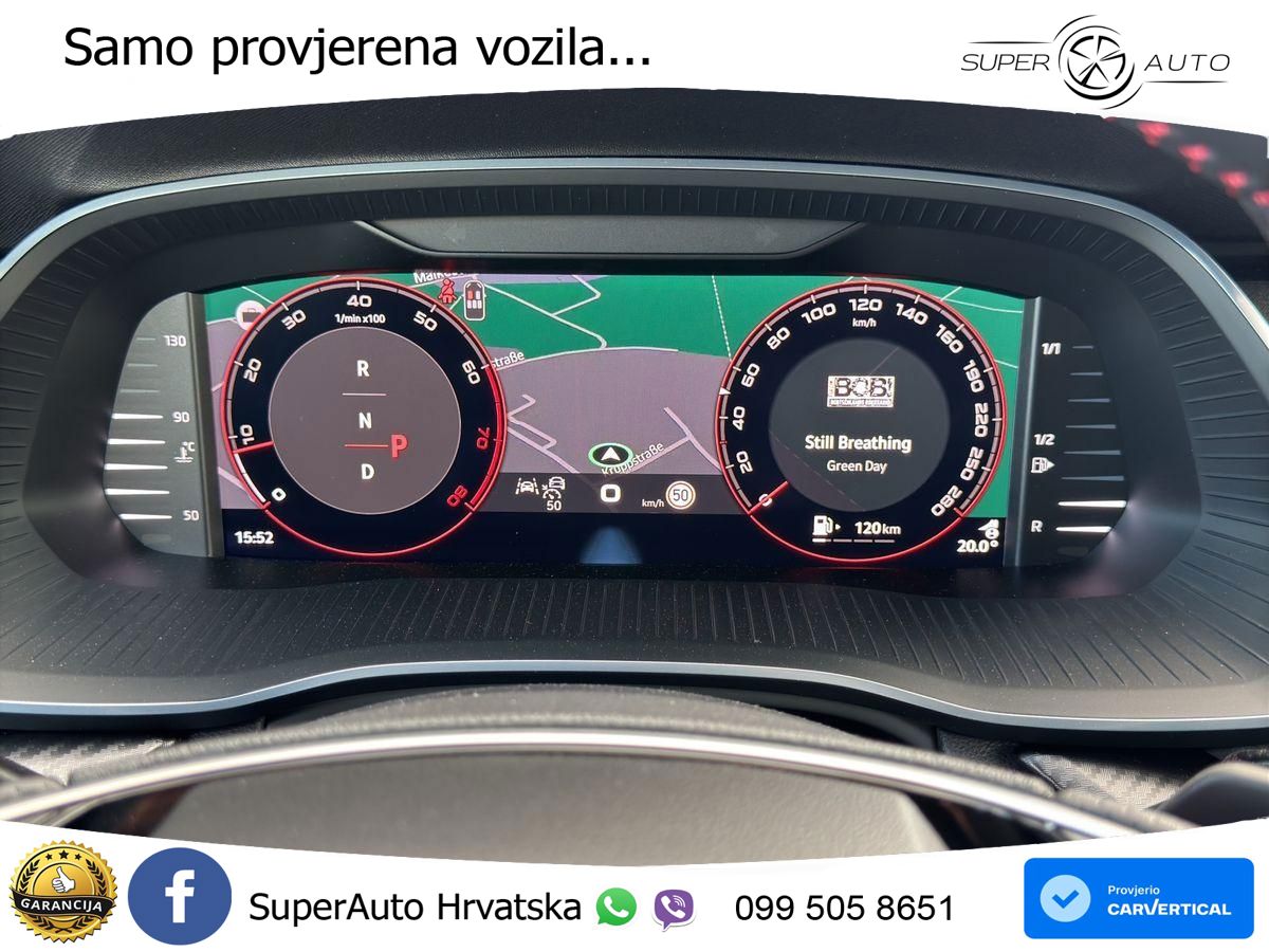 Škoda Octavia Combi RS 2.0 TSI (265 KS) DSG MATRIX+GR SJED+KAM