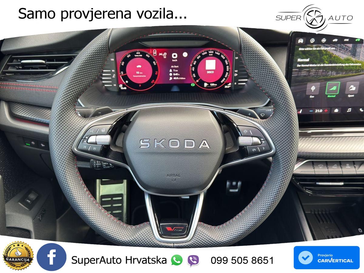 Škoda Octavia Combi RS 2.0 TSI (265 KS) DSG MATRIX+GR SJED+KAM