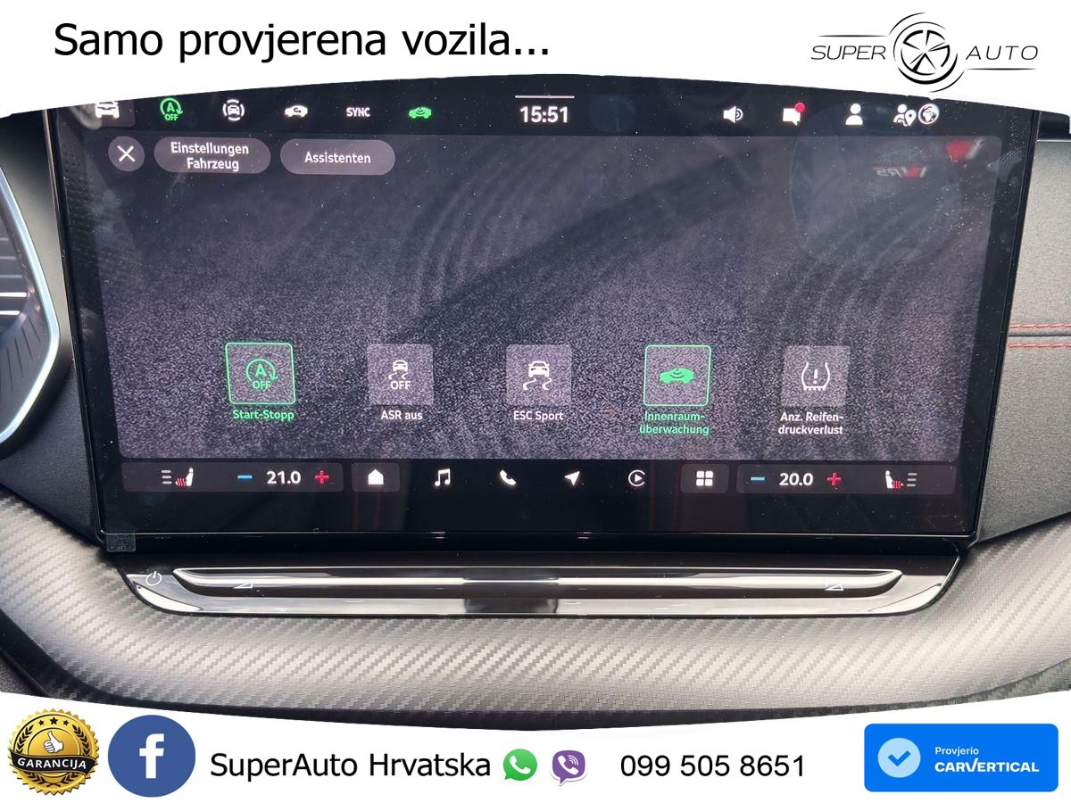 Škoda Octavia Combi RS 2.0 TSI (265 KS) DSG MATRIX+GR SJED+KAM