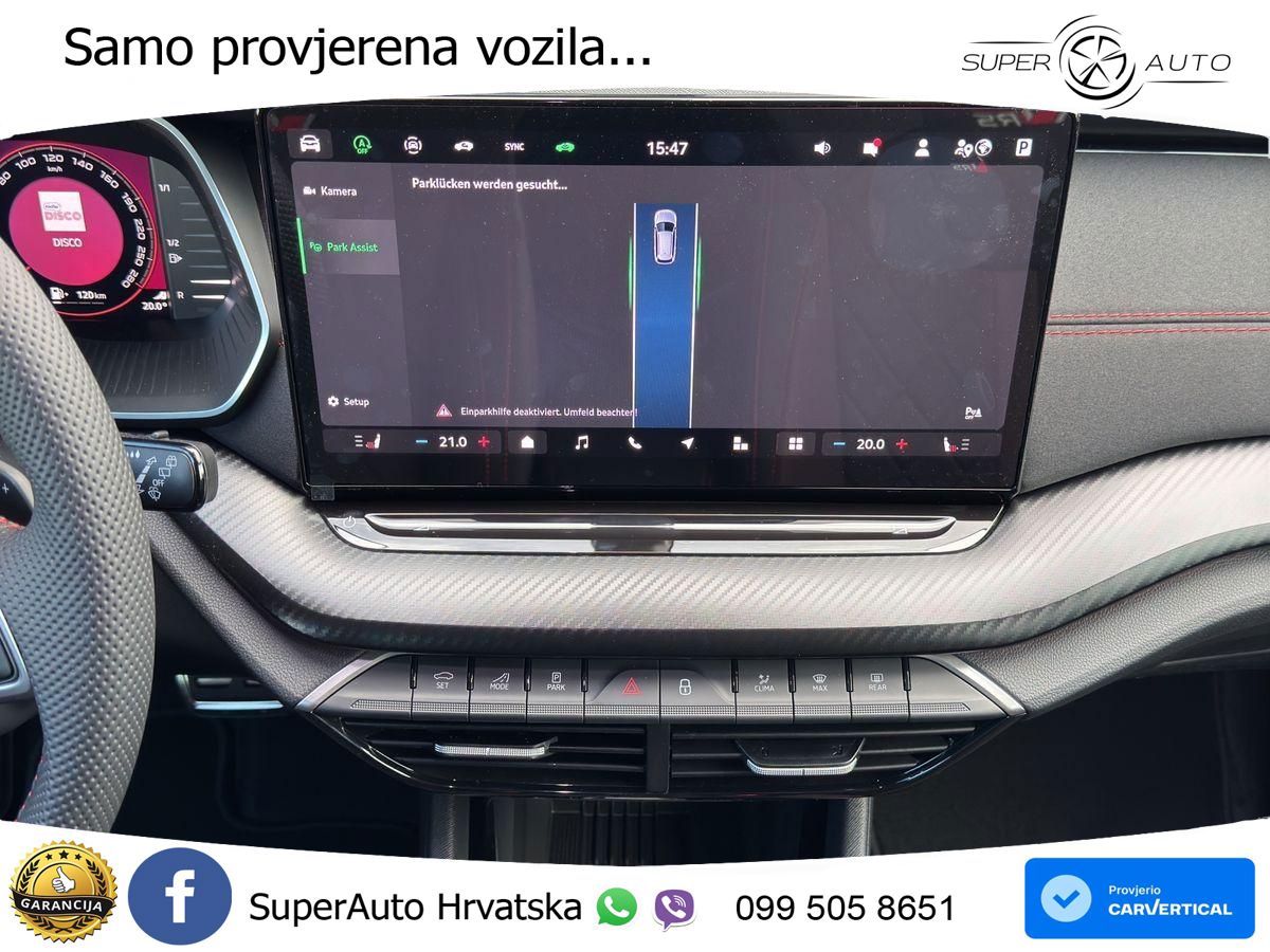 Škoda Octavia Combi RS 2.0 TSI (265 KS) DSG MATRIX+GR SJED+KAM