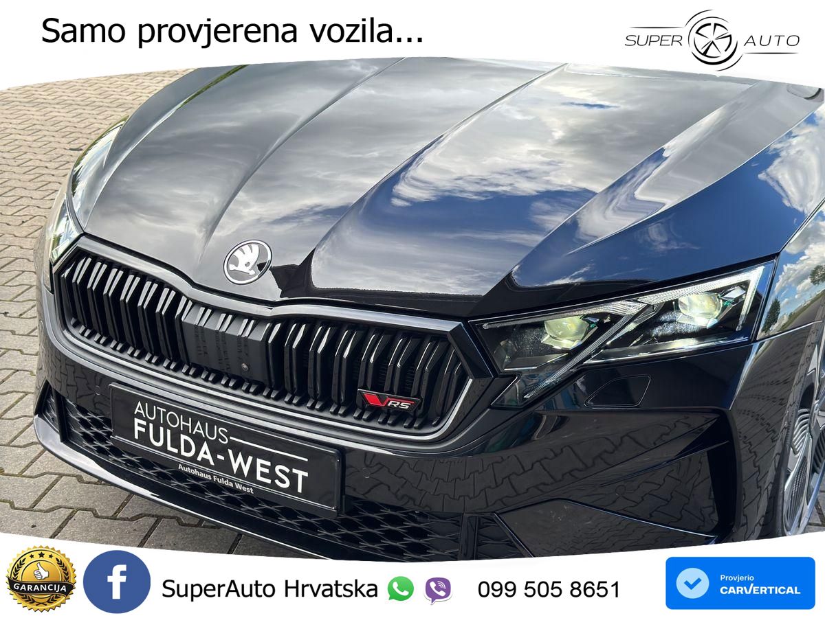 Škoda Octavia Combi RS 2.0 TSI (265 KS) DSG MATRIX+GR SJED+KAM