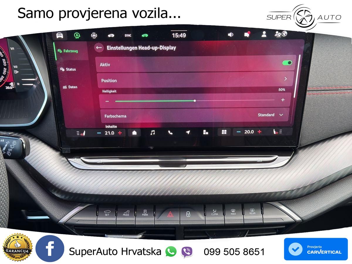 Škoda Octavia Combi RS 2.0 TSI (265 KS) DSG MATRIX+GR SJED+KAM