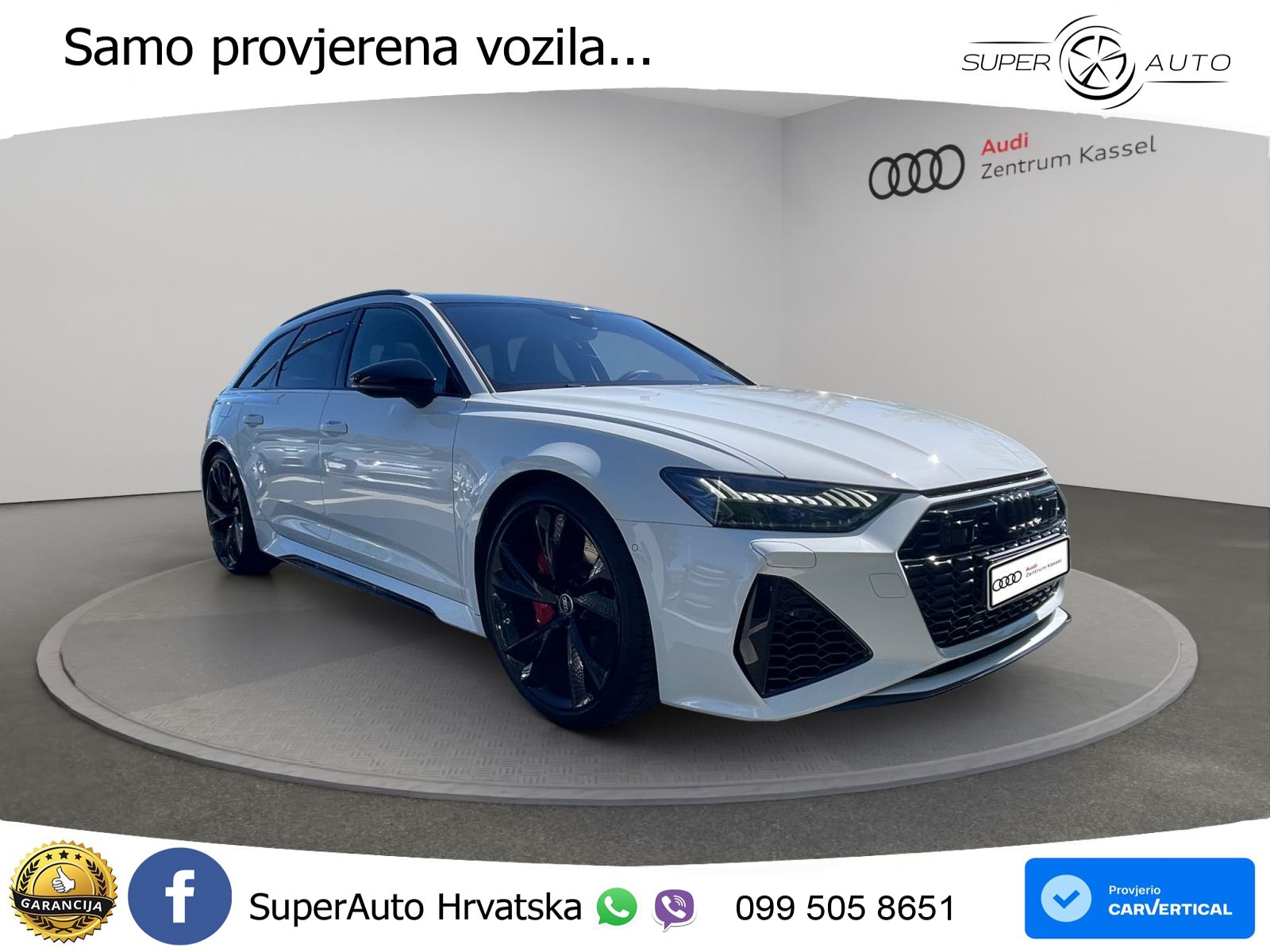Audi RS6 Avant 4.0 TFSI V8 (600 KS) quattro Tiptronic Kuka LED+GR SJED+ACC