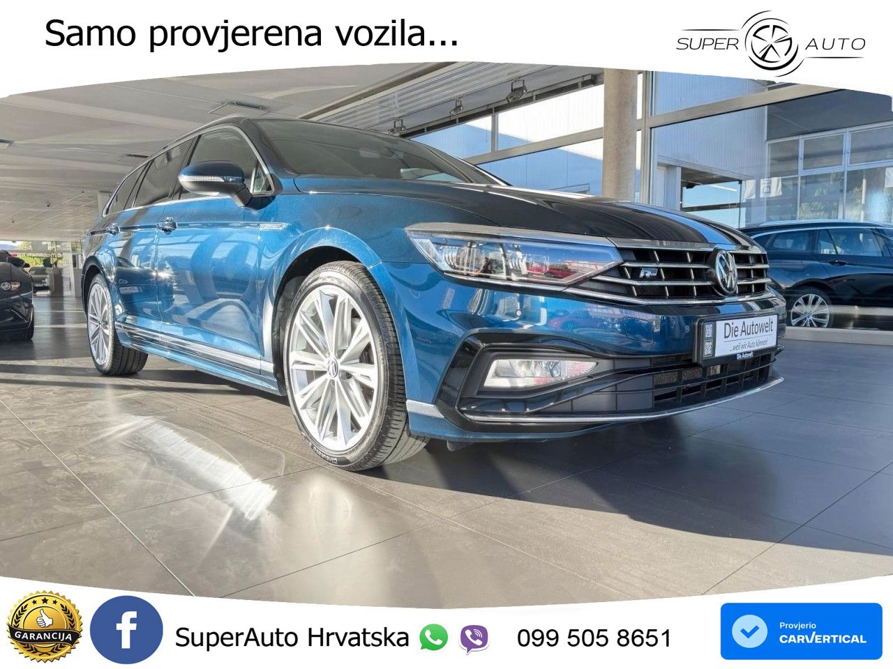 Volkswagen Passat Variant 2.0 TDI (200 KS) DSG R-Line MATRIX+GR SJED+KAM
