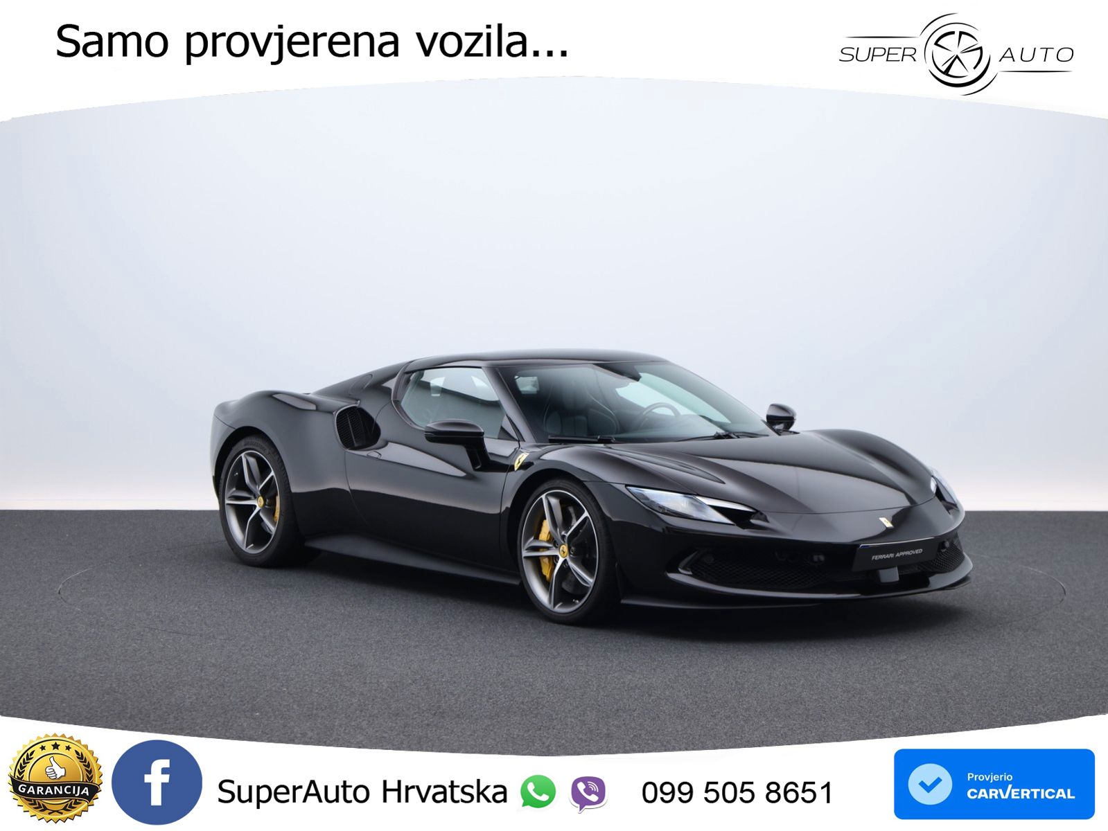 Ferrari 296 GTB 3.0 V6 (830 KS) F1 DCT