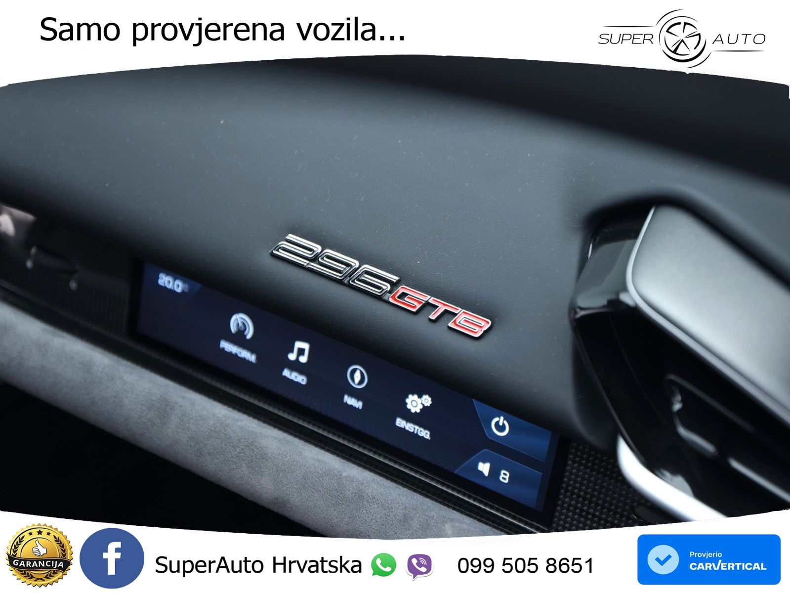 Ferrari 296 GTB 3.0 V6 (830 KS) F1 DCT