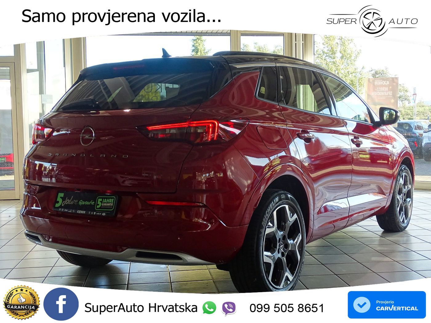 Opel Grandland 1.2i Turbo (130 KS) Automatic Ultimate LED+GR SJED+ACC