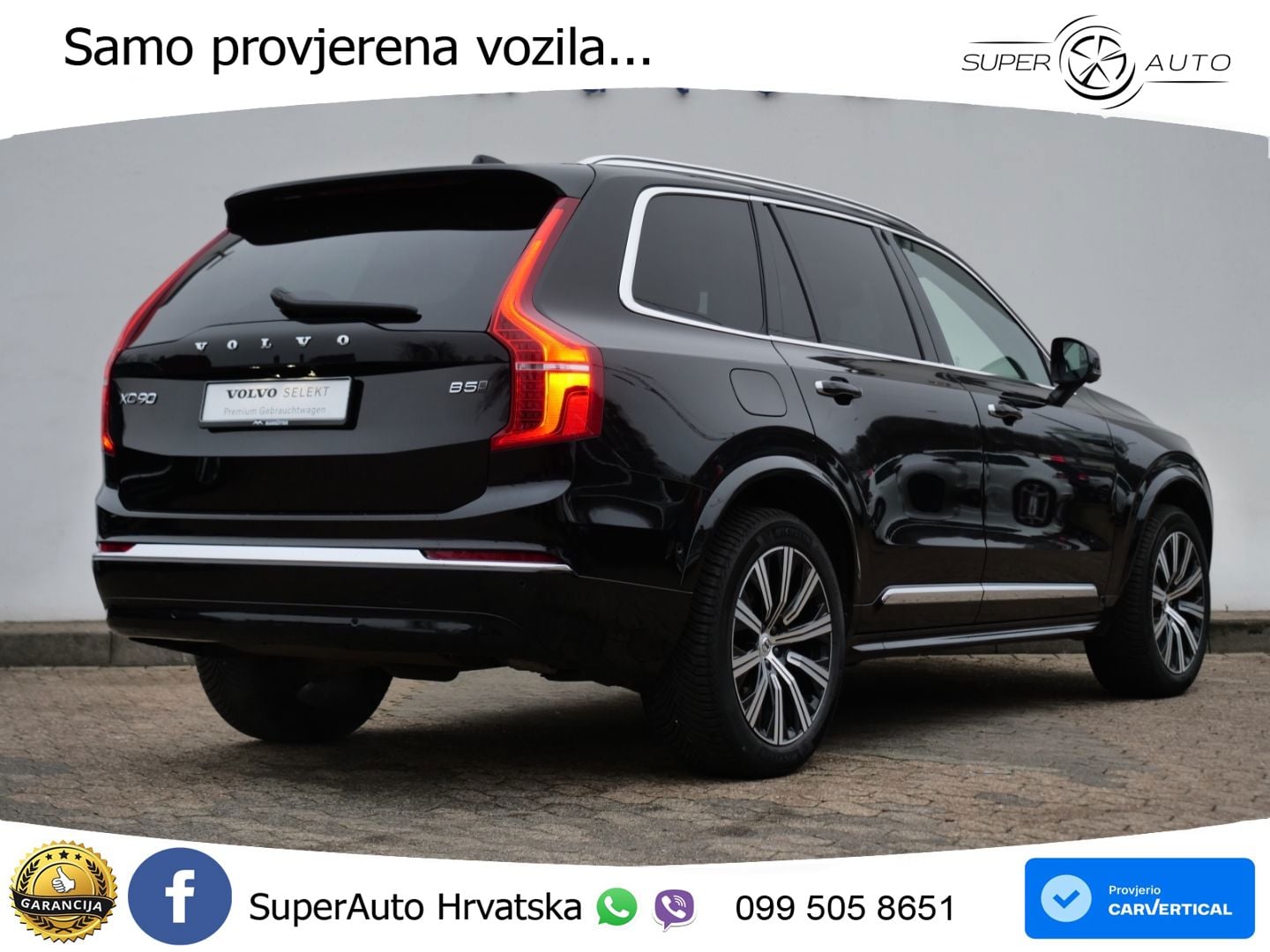 Volvo XC90 2.0 B5 Diesel AWD Automatic ACC+GR SJED+360+PANO