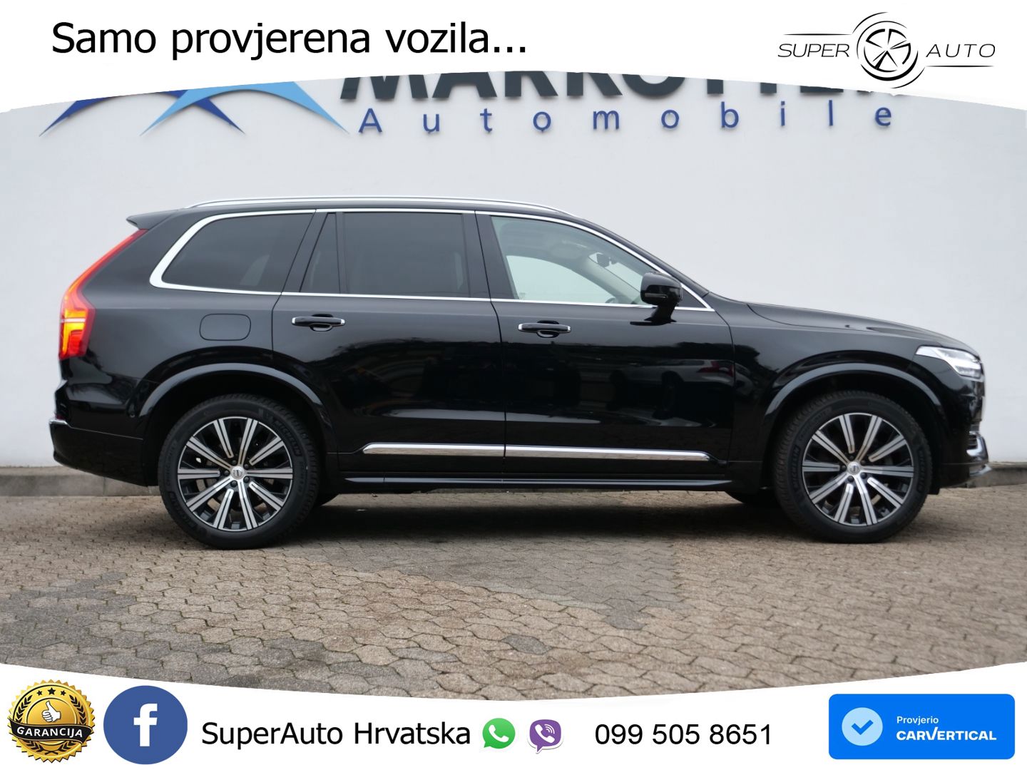 Volvo XC90 2.0 B5 Diesel AWD Automatic ACC+GR SJED+360+PANO