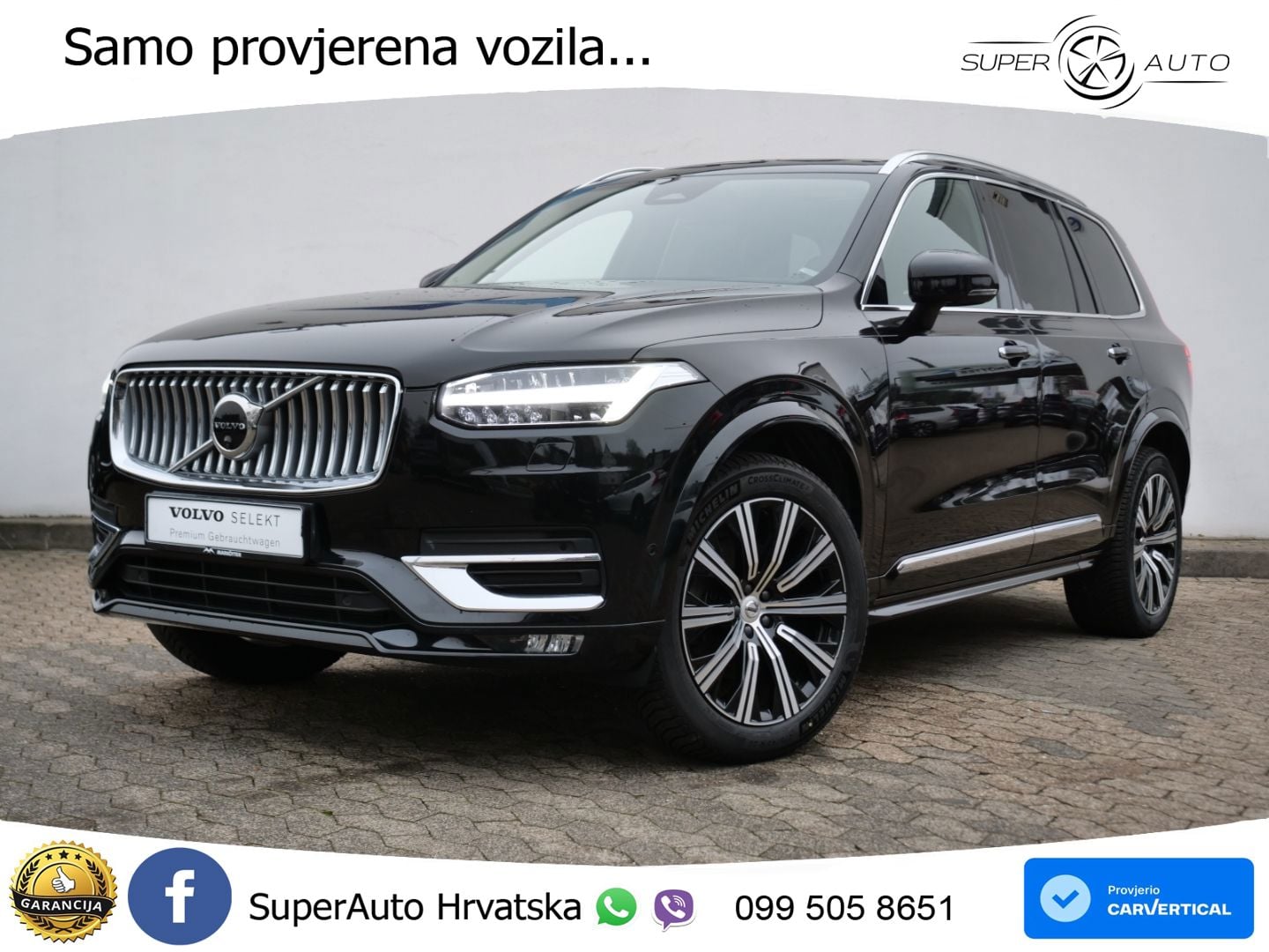 Volvo XC90 2.0 B5 Diesel AWD Automatic ACC+GR SJED+360+PANO