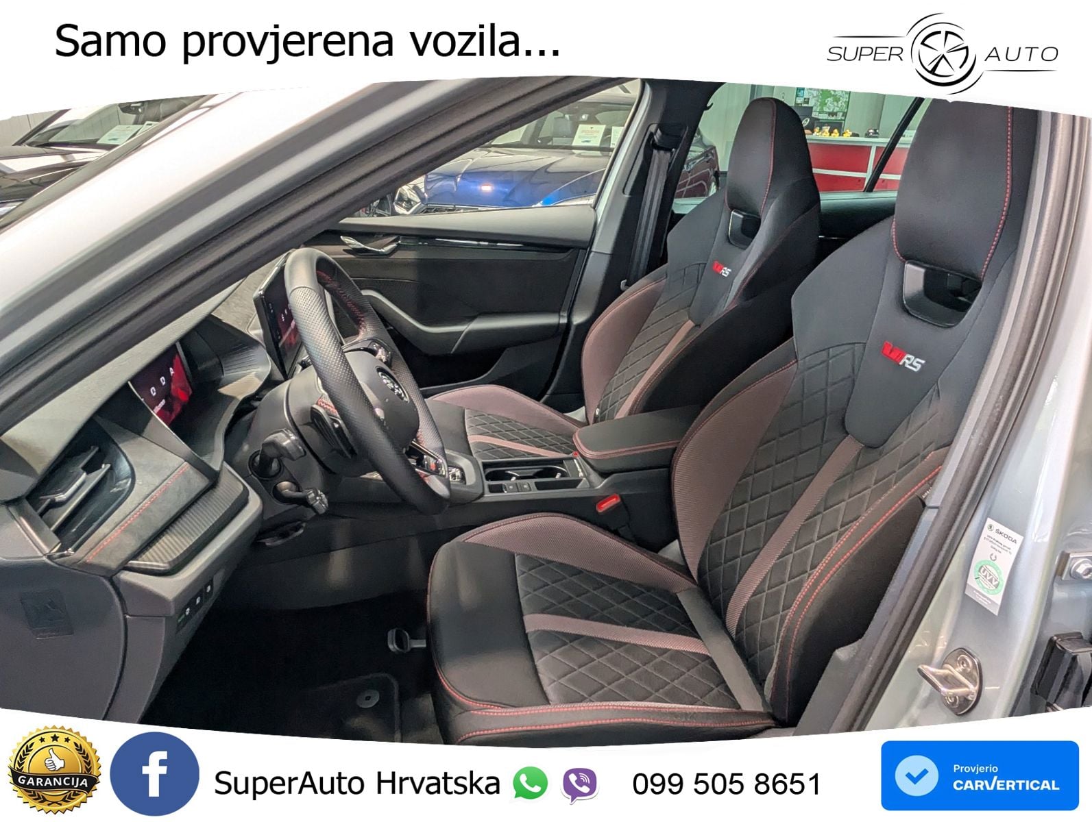 Škoda Octavia Combi RS 2.0 TDI (200 KS) DSG LED+GR SJED+ACC