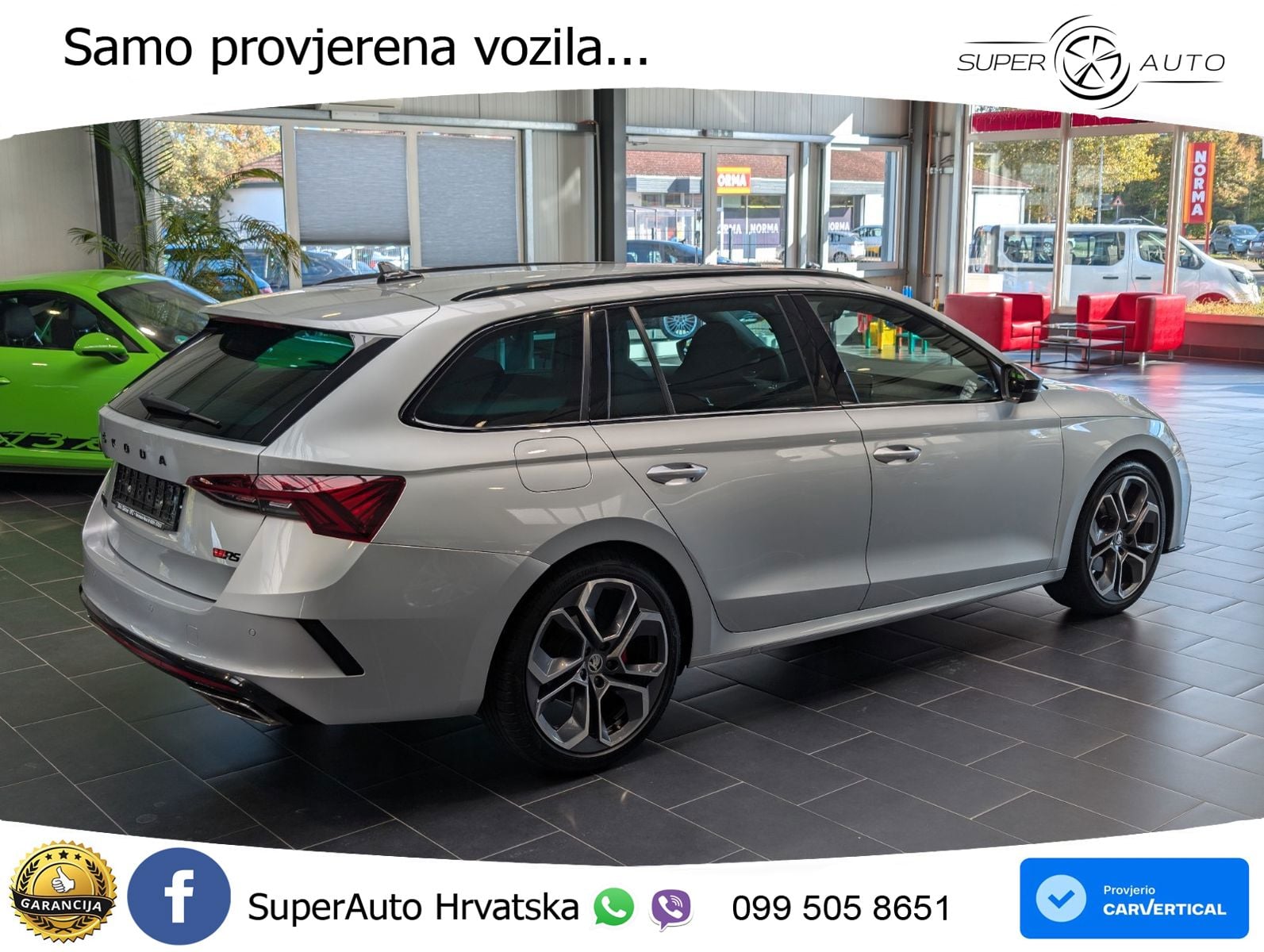 Škoda Octavia Combi RS 2.0 TDI (200 KS) DSG LED+GR SJED+ACC
