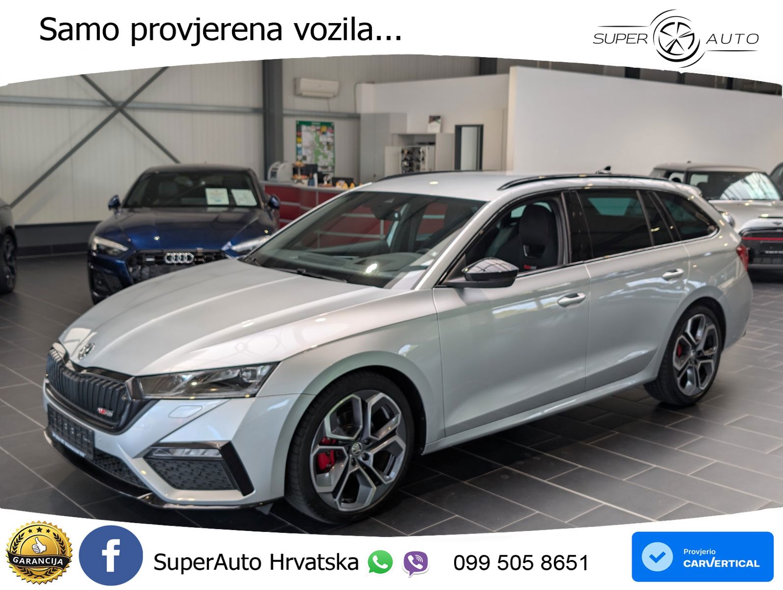 Škoda Octavia Combi RS 2.0 TDI (200 KS) DSG LED+GR SJED+ACC