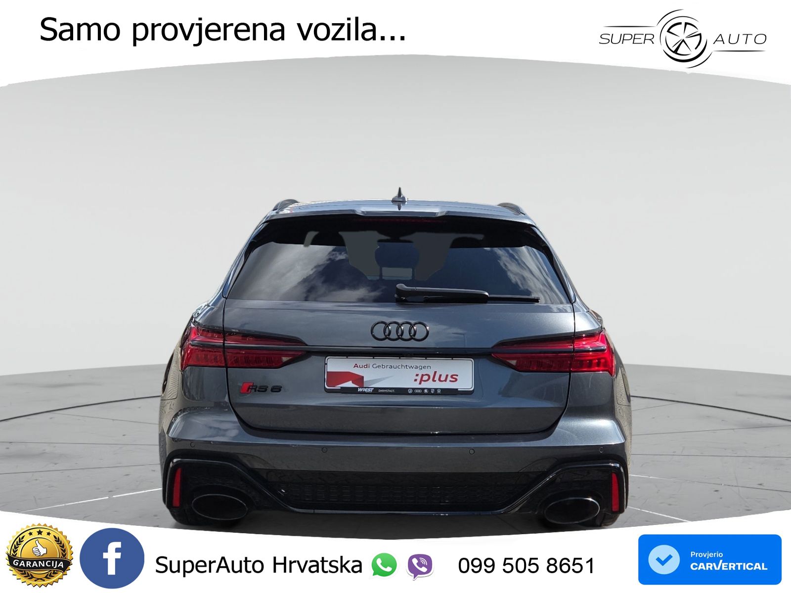 Audi RS6 Avant 4.0 TFSI V8 (600 KS) quattro Tiptronic Kuka LED+GR SJED+ACC