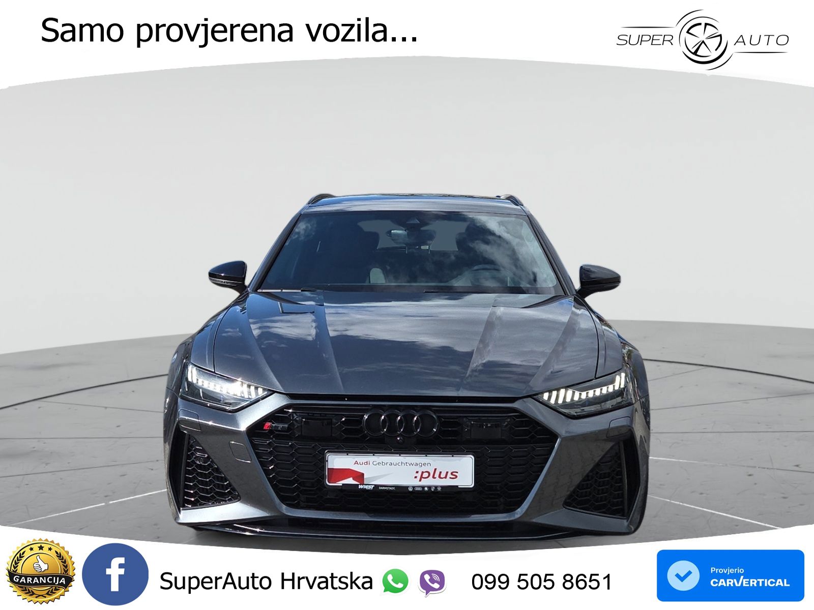 Audi RS6 Avant 4.0 TFSI V8 (600 KS) quattro Tiptronic Kuka LED+GR SJED+ACC