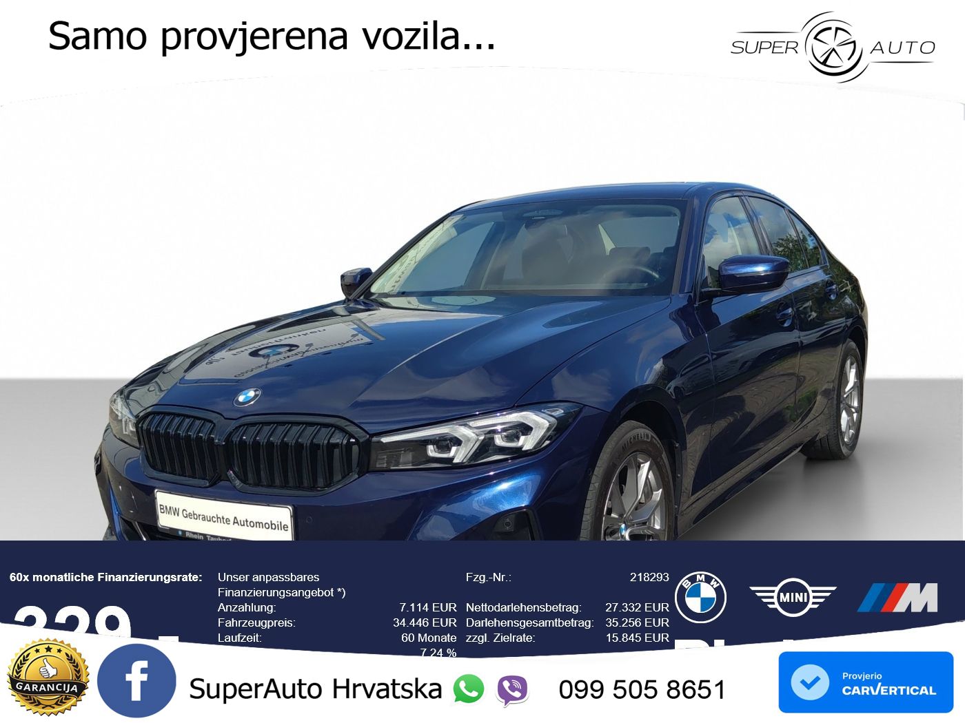 BMW 320d (190 KS) xDrive Steptronic LED+GR SJED+ACC