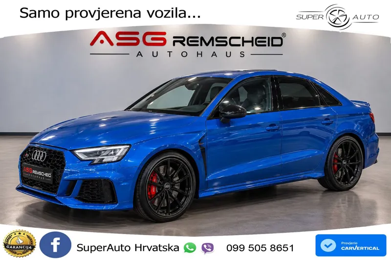 Audi RS3 Sedan 2.5 TFSI (400 KS) quattro S tronic LED+GR SJED+ACC