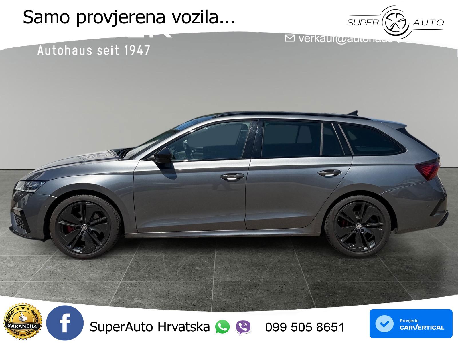 Škoda Octavia Combi RS 2.0 TDI (200 KS) DSG LED+GR SJED+ACC