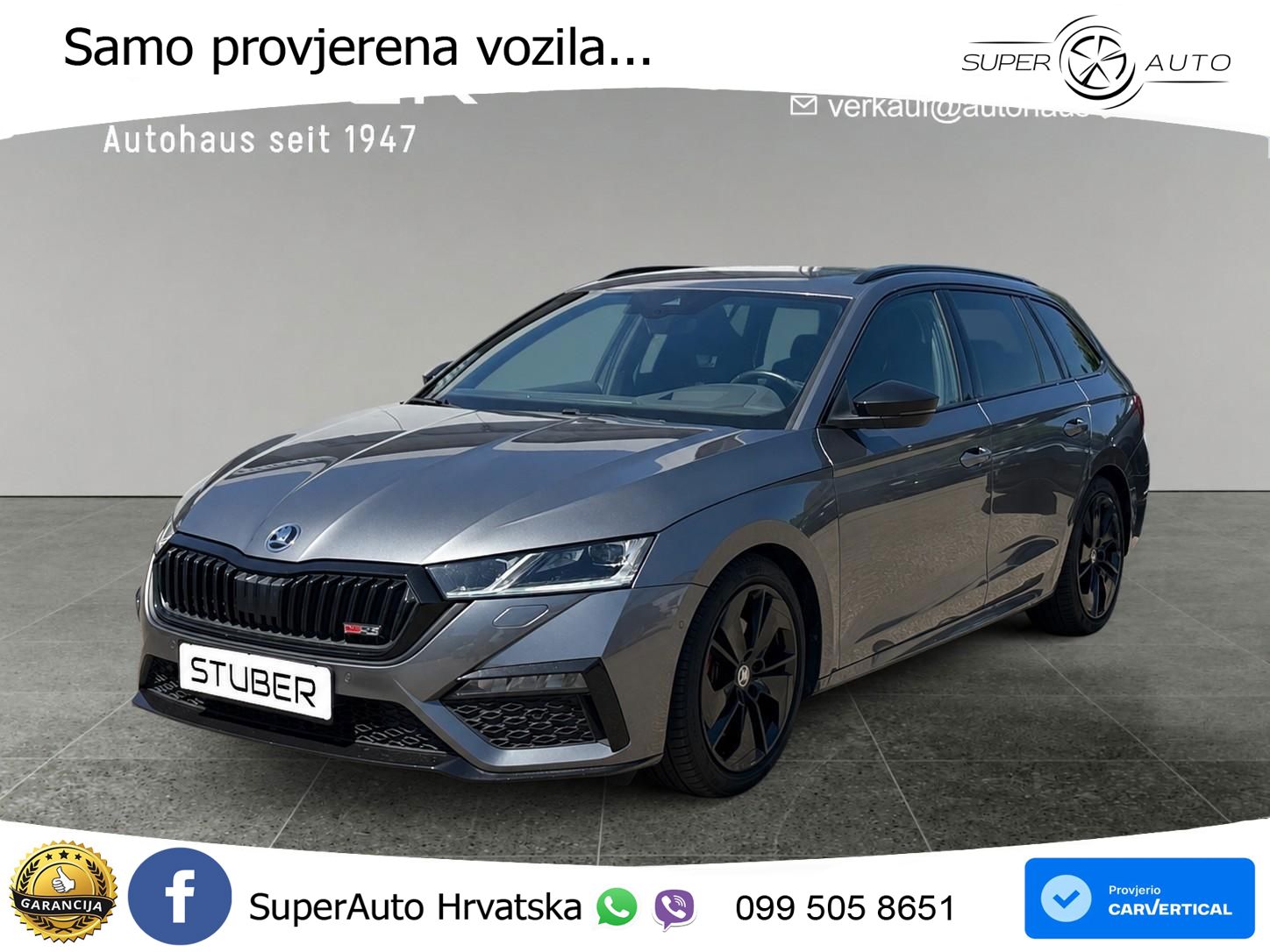 Škoda Octavia Combi RS 2.0 TDI (200 KS) DSG LED+GR SJED+ACC