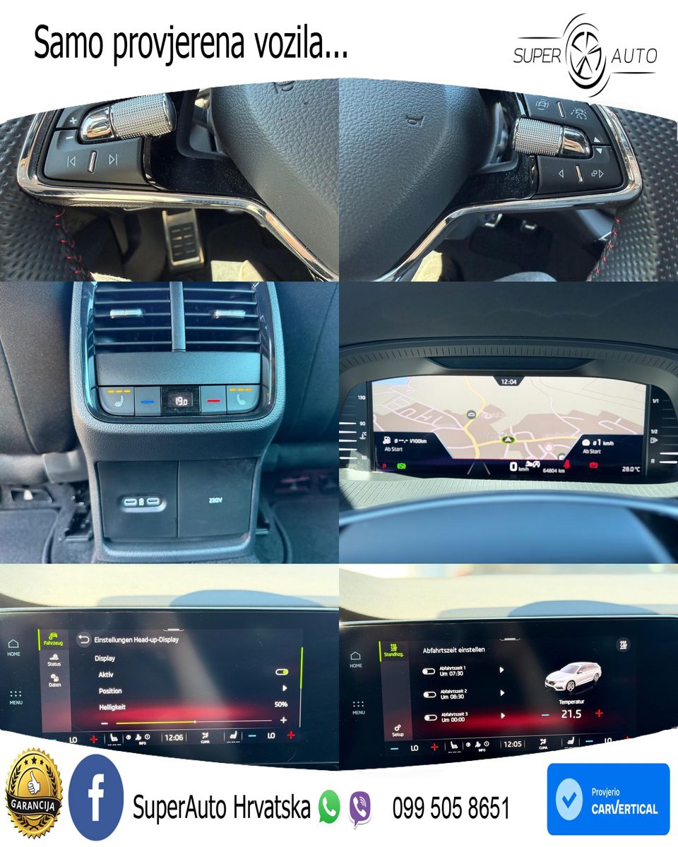 Škoda Octavia Combi RS 2.0 TDI (200 KS) DSG LED+GR SJED+ACC