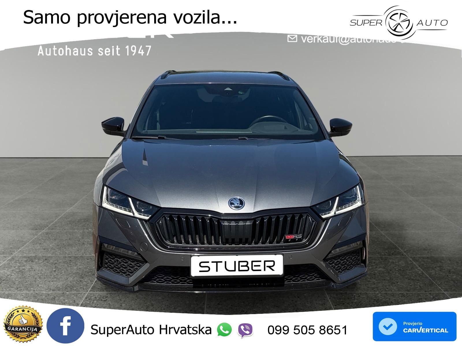 Škoda Octavia Combi RS 2.0 TDI (200 KS) DSG LED+GR SJED+ACC