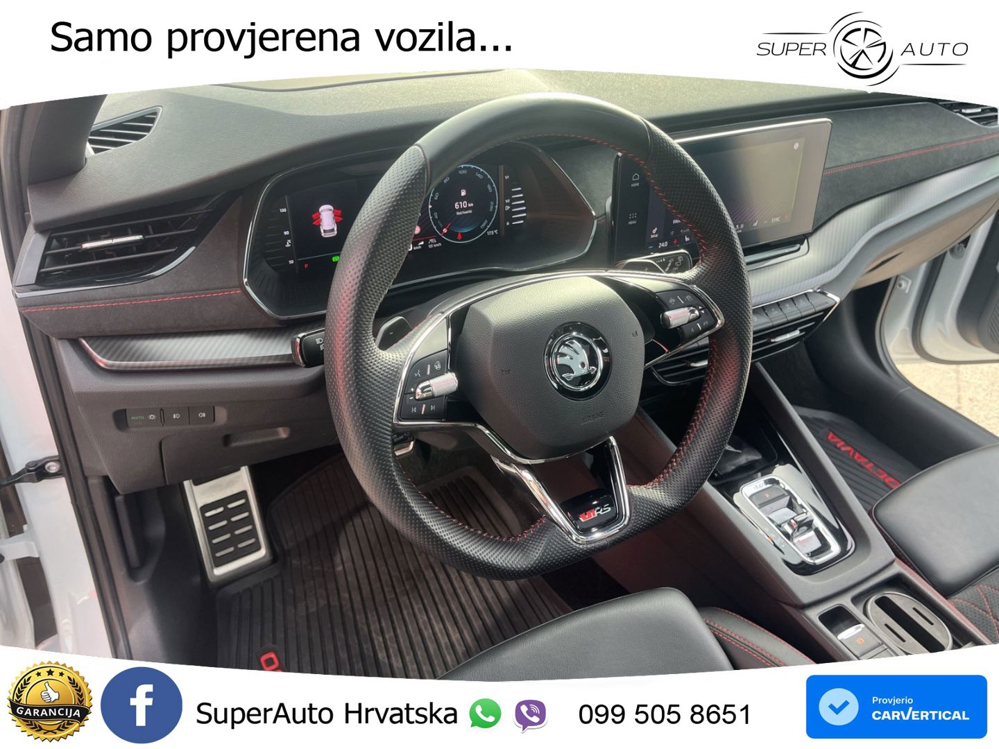 Škoda Octavia Combi RS 2.0 TDI (200 KS) 4x4 DSG LED+GR SJED+ACC