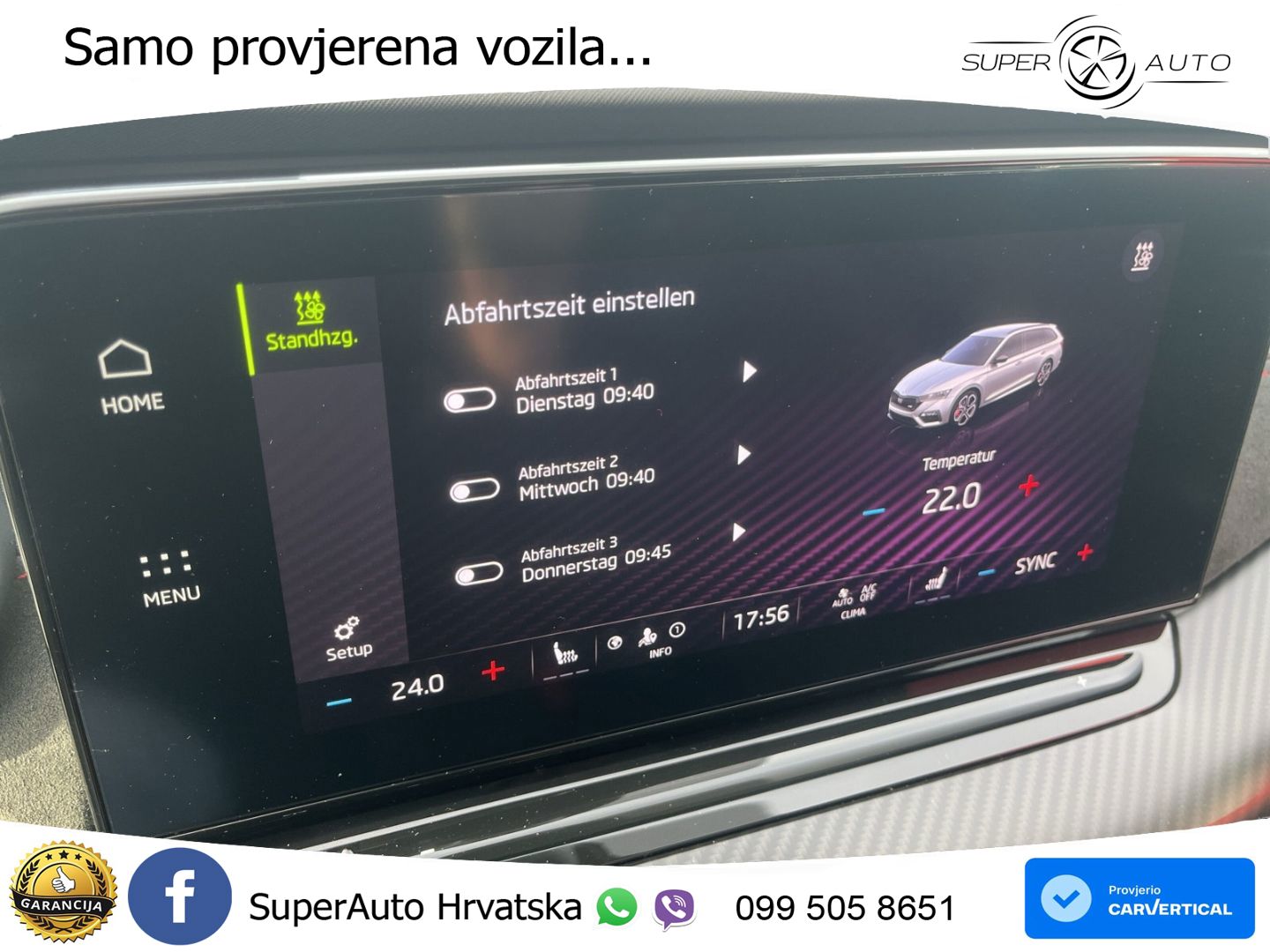 Škoda Octavia Combi RS 2.0 TDI (200 KS) 4x4 DSG LED+GR SJED+ACC