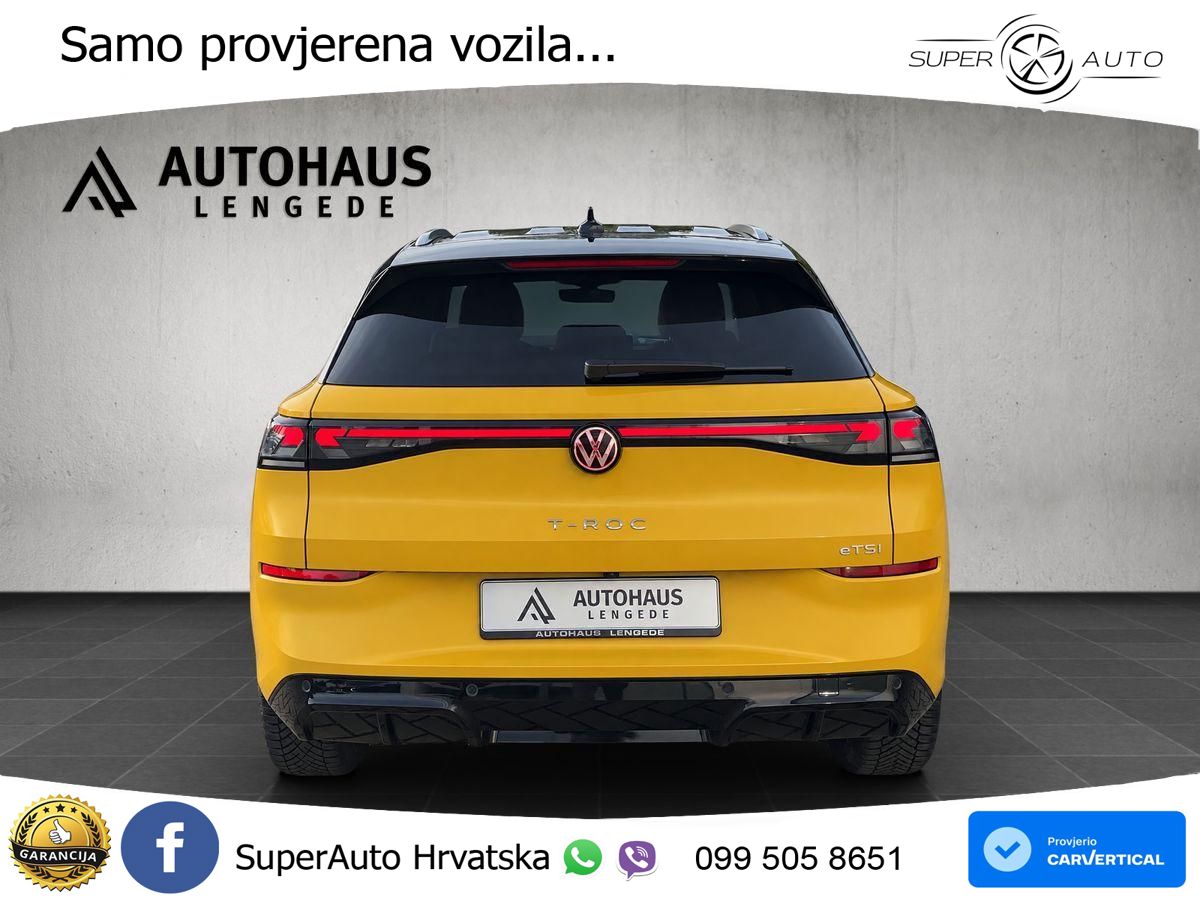 Volkswagen T-Roc 1.5 eTSI (150 KS)  DSG R-Line LED+GR SJED+ACC
