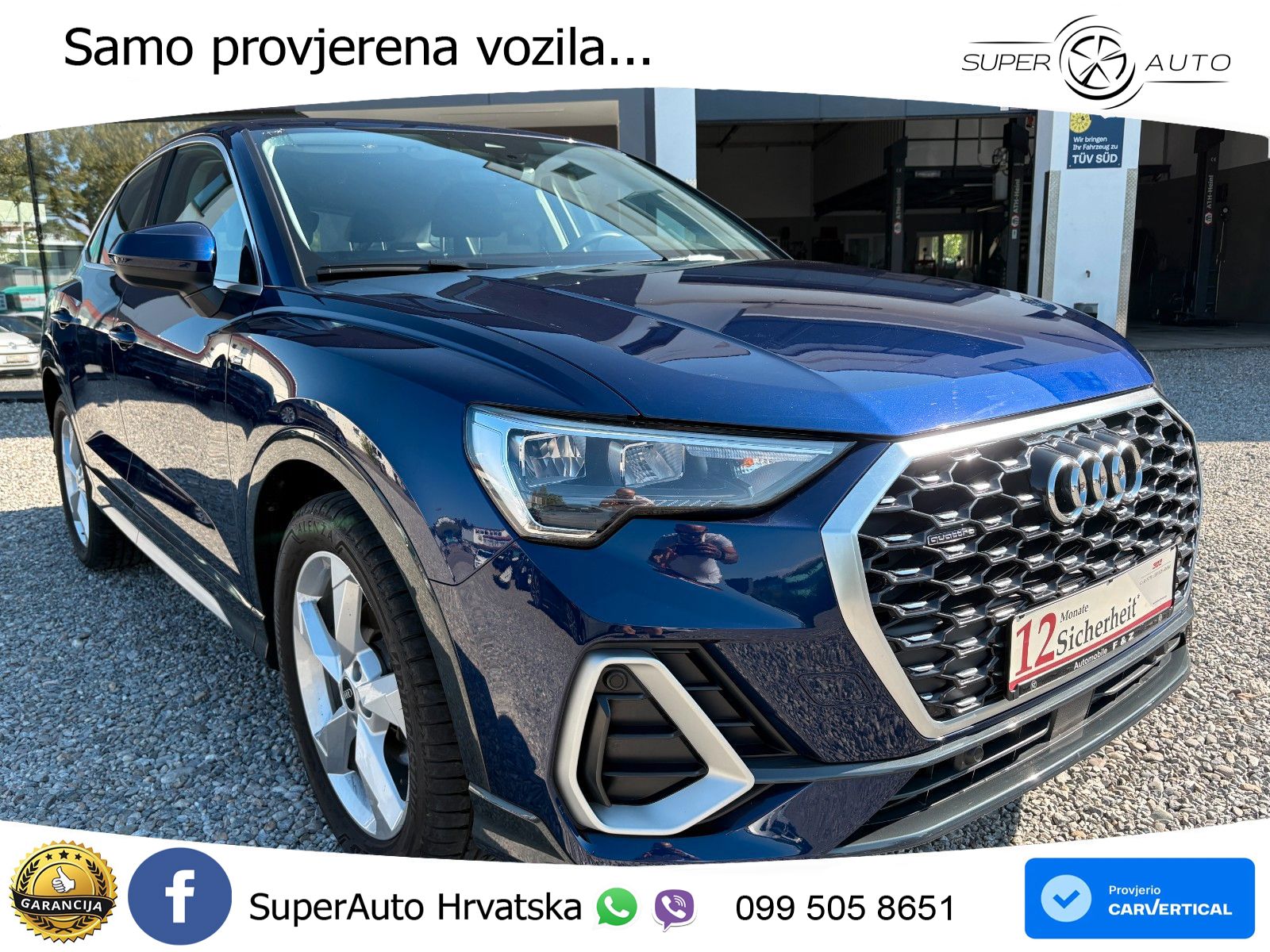 Audi Q3 Sportback 35 TDI (150 KS) quattro S tronic S line LED+GR SJED+ACC