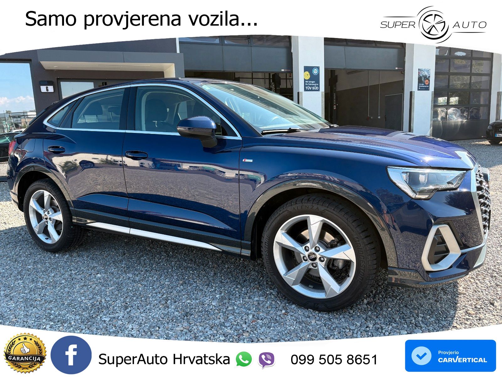 Audi Q3 Sportback 35 TDI (150 KS) quattro S tronic S line LED+GR SJED+ACC