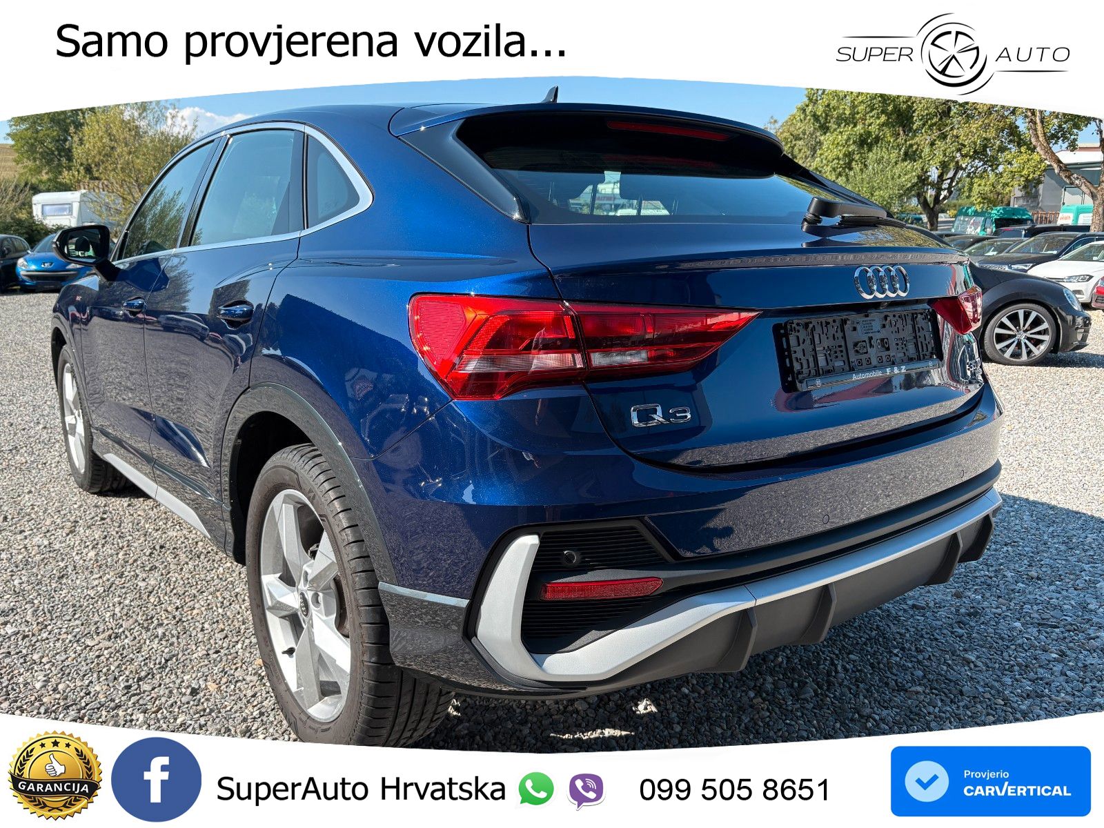 Audi Q3 Sportback 35 TDI (150 KS) quattro S tronic S line LED+GR SJED+ACC